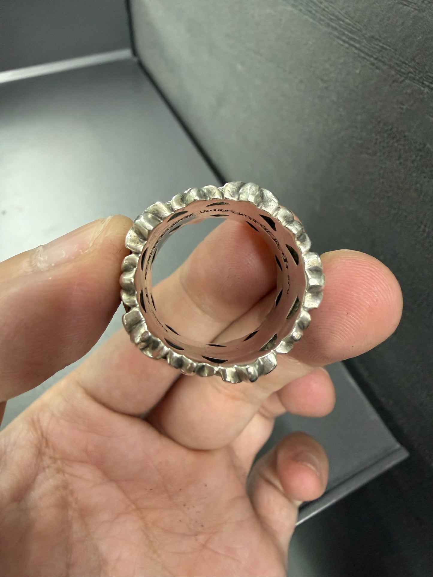 Chrome Hearts Cemetery Cross Ring