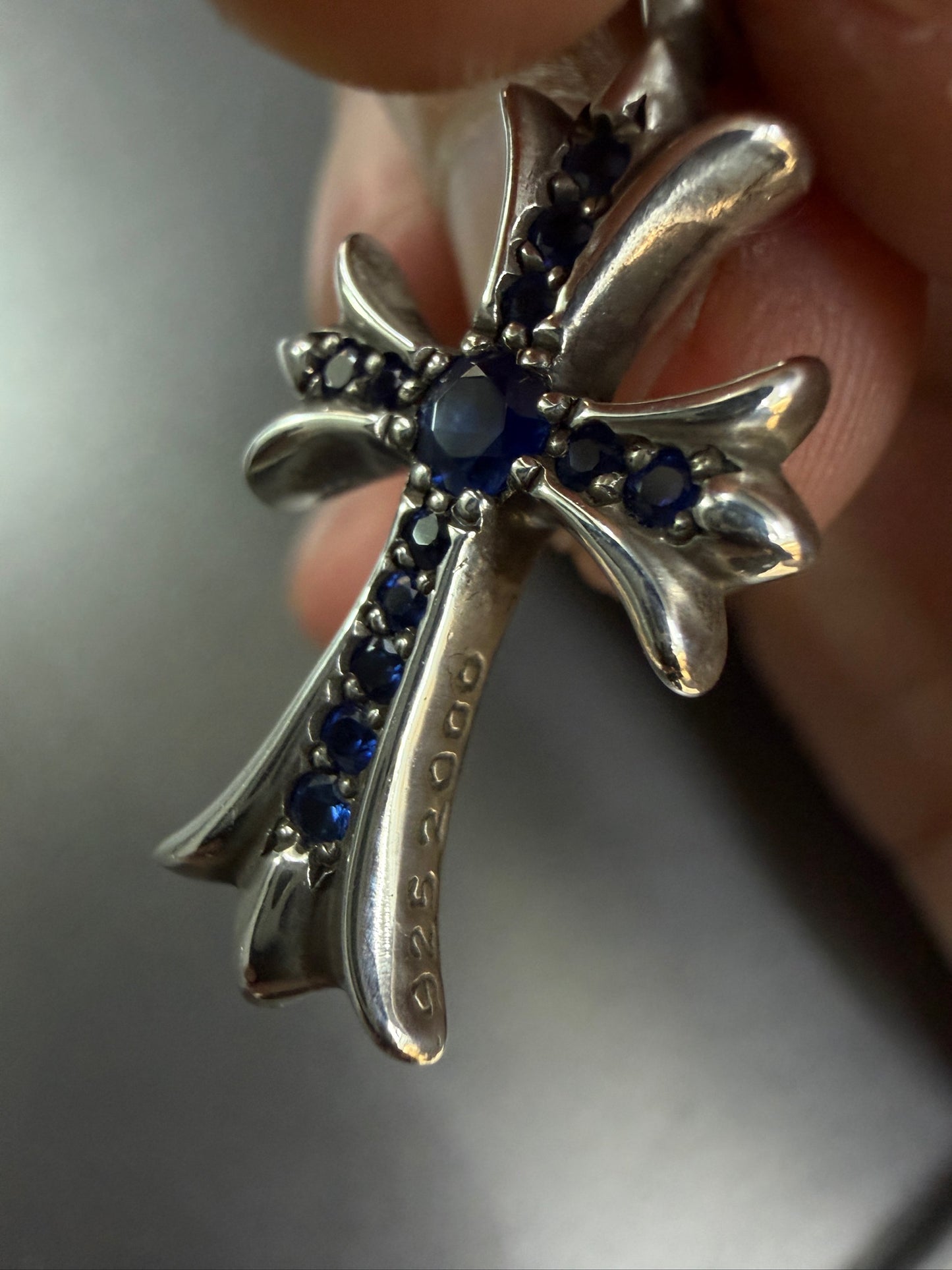 Chrome Hearts Tiny Pendant with Sapphire