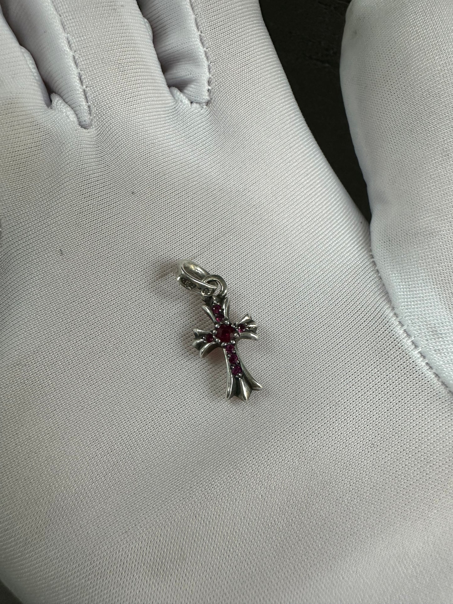 Chrome Hearts Pink Sapphire BabyFat with Diamonds