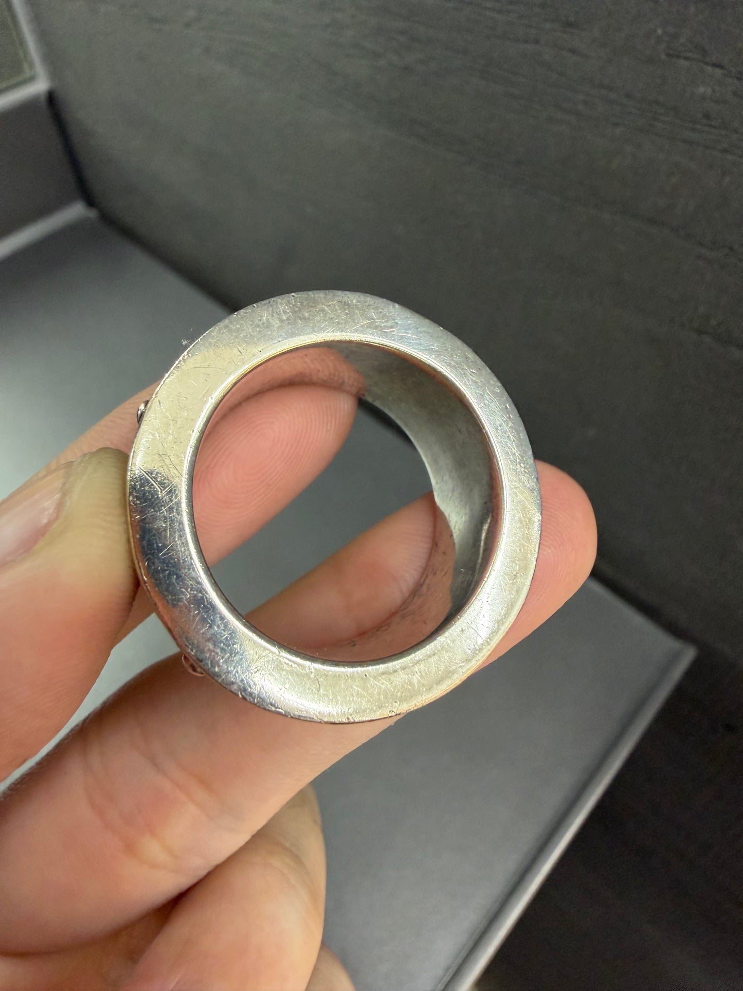 Chrome Hearts Cross Spinner Ring