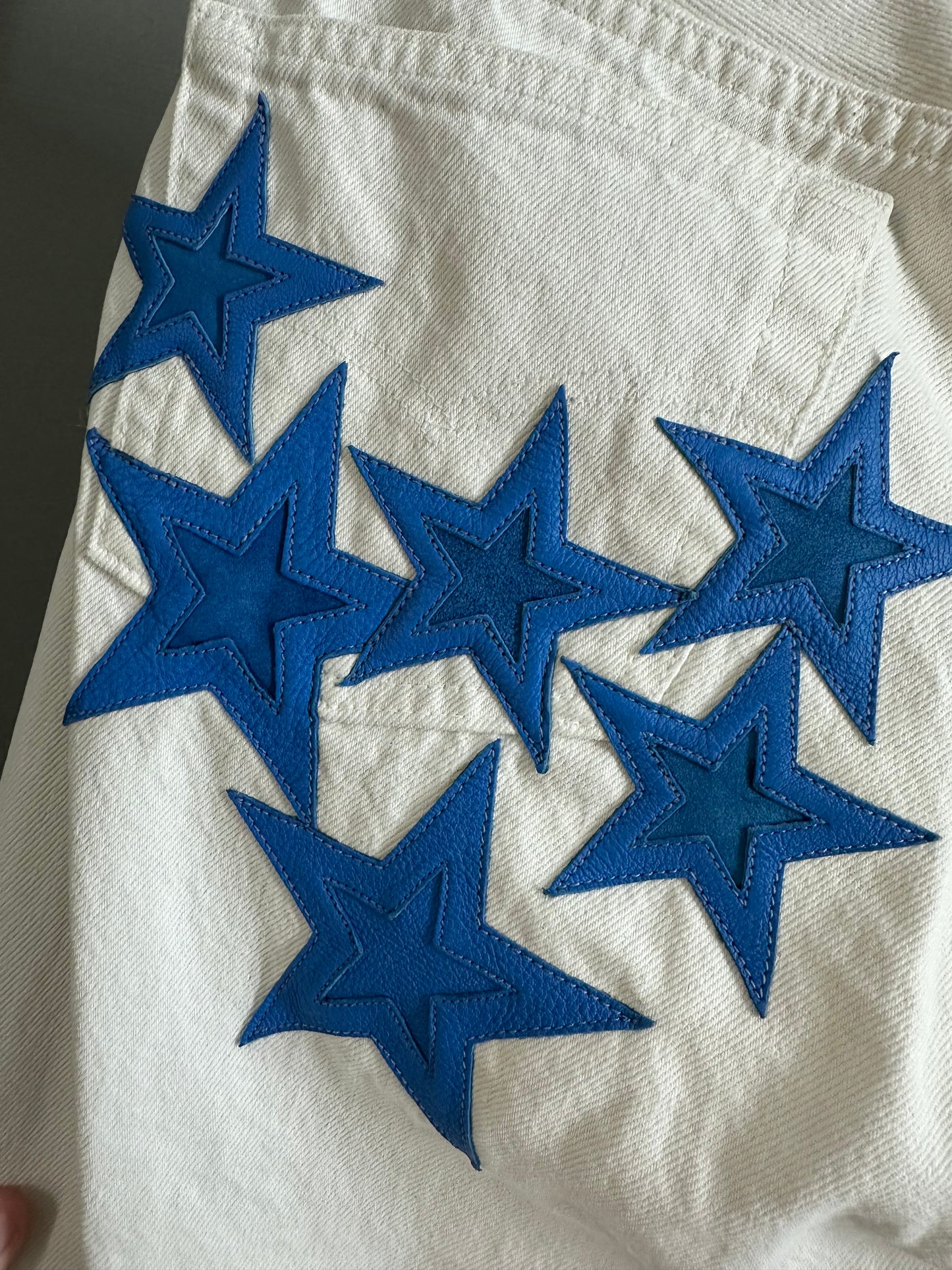 Chrome Hearts Blue Star Patch Levi’s 501 Jeans