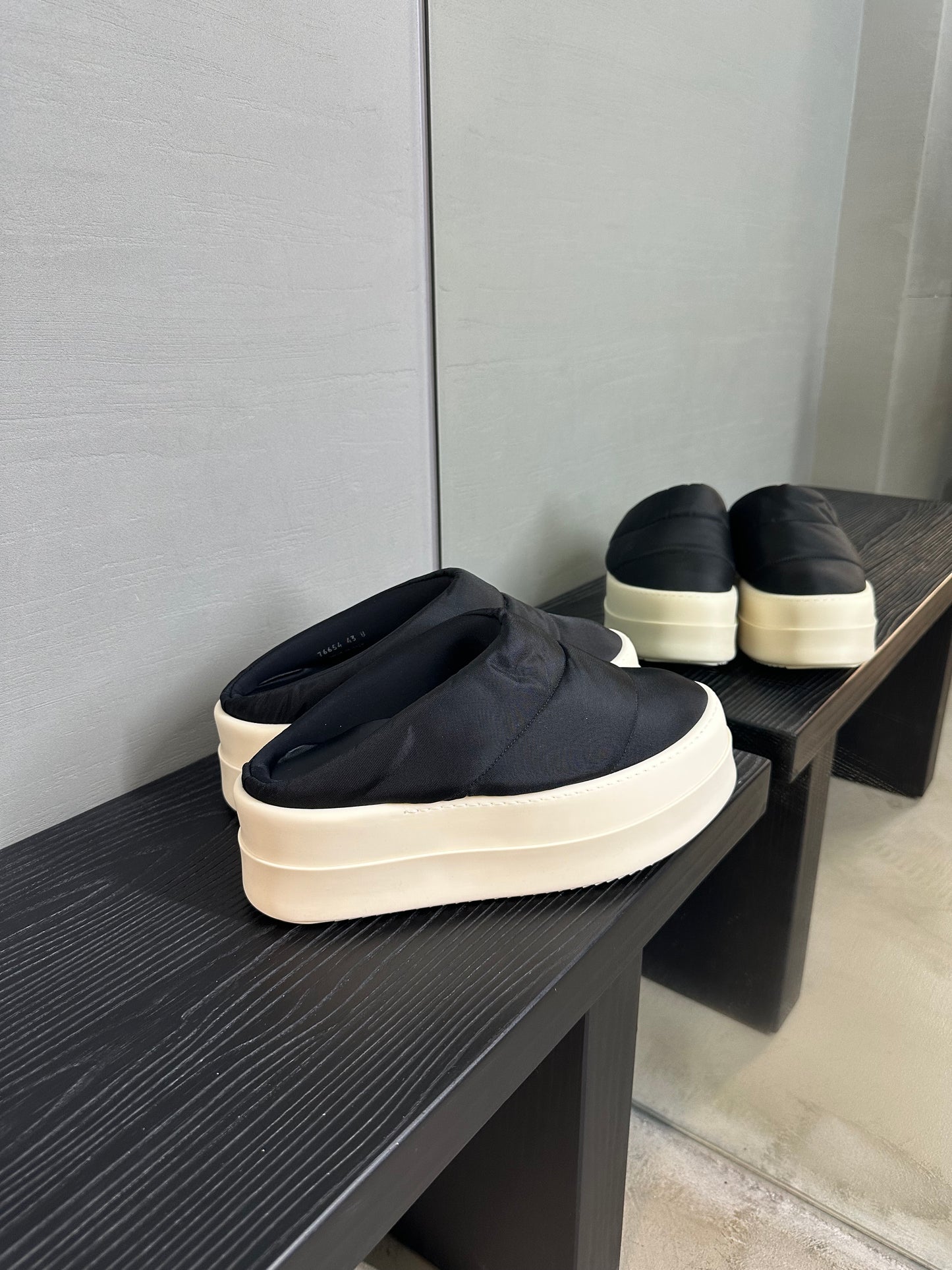 Rick Owens Drkshdw Mega Bumper Slip On Lunar