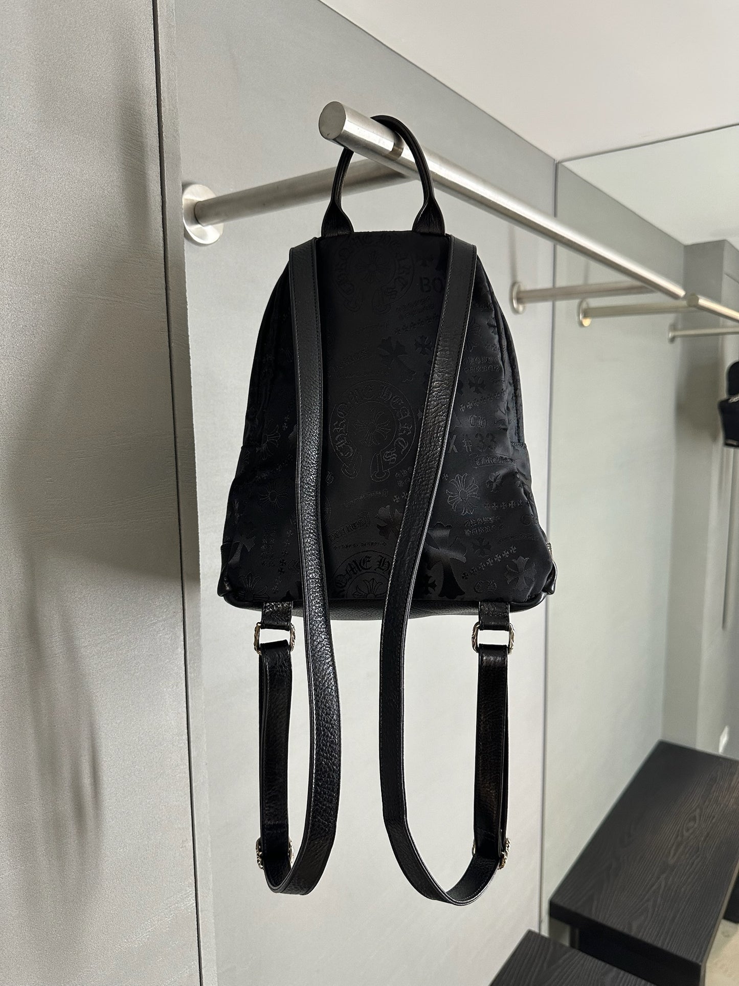 Chrome Hearts Nylon Stencil Monogram Seventh Grade Backpack