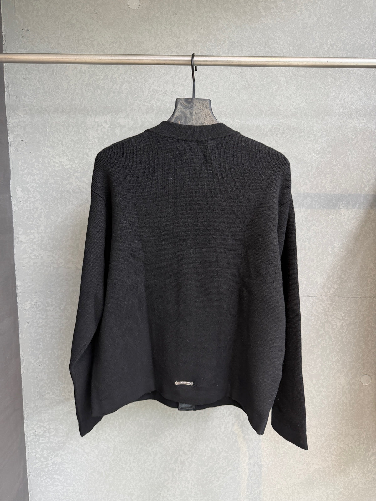 Chrome Hearts Vine Heart Embroidery Cashmere Cardigan