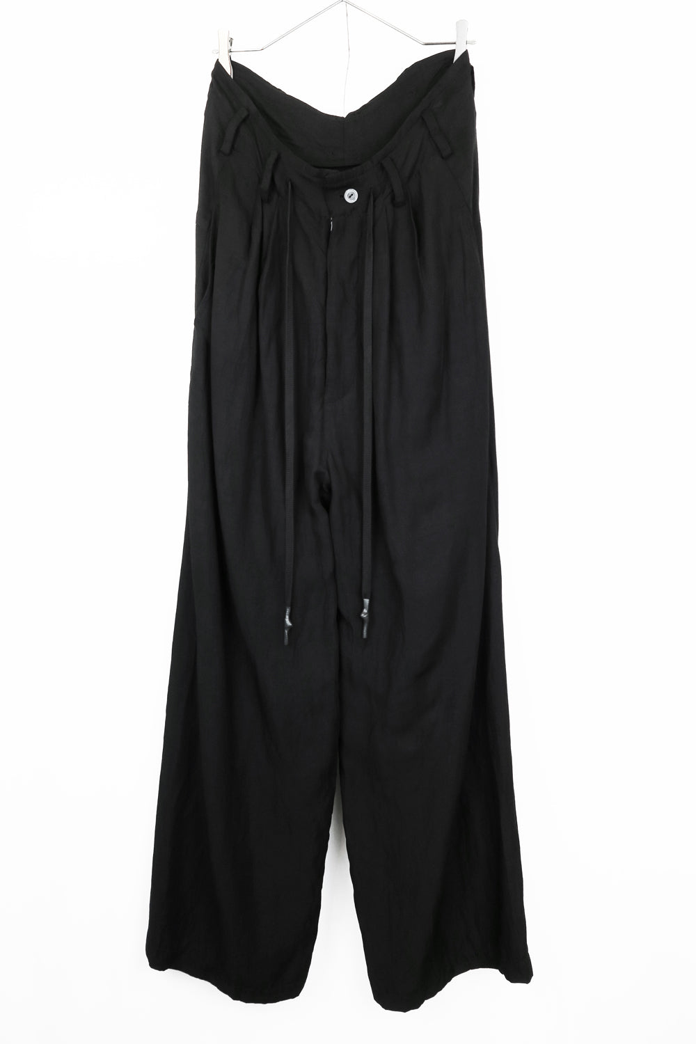 NUDE:MM Rayon Linen Twill Wide Leg Easy Pants