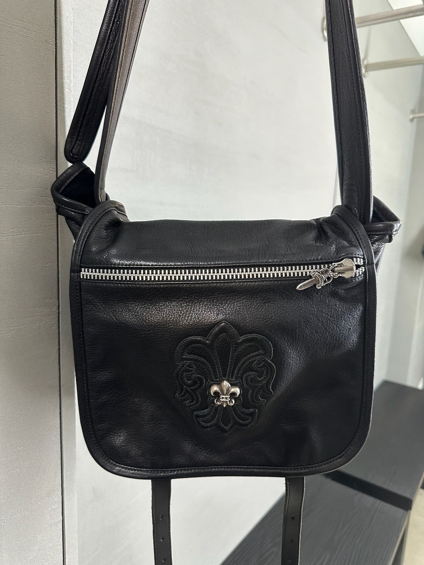Chrome Hearts Fluer Leather Bag