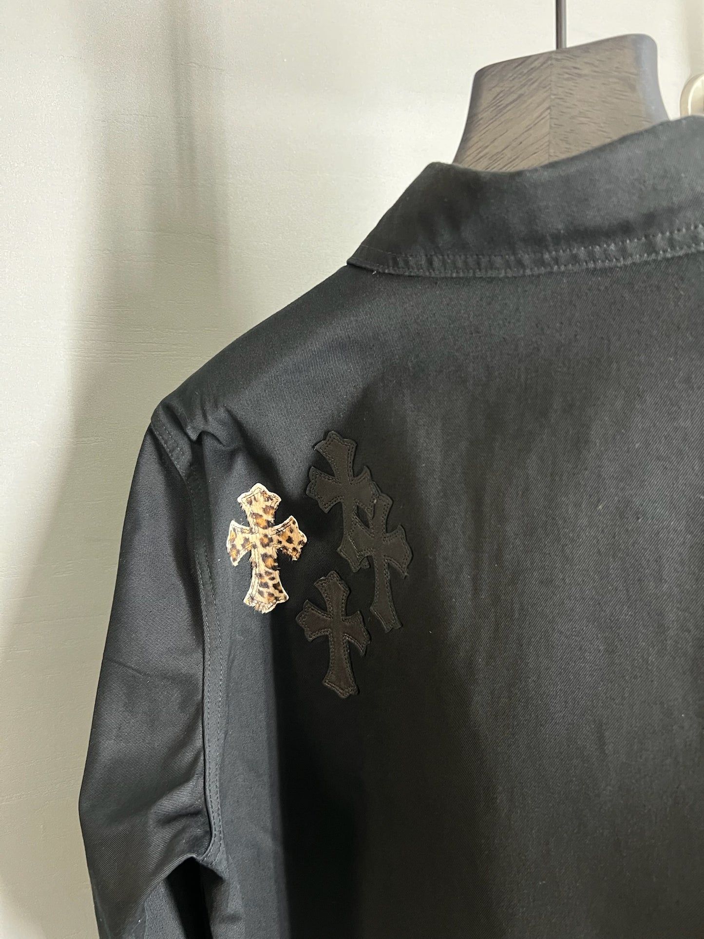 Chrome Hearts patch work dog jacket