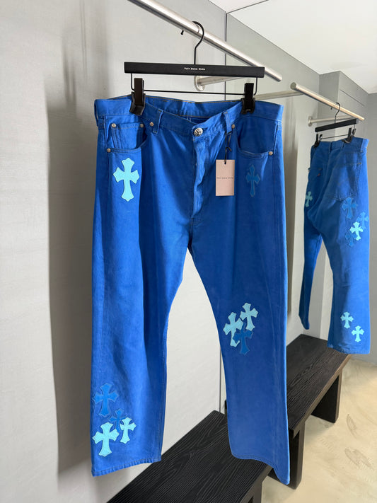 Chrome Hearts Cross Patch London Exclusive 501 Jeans