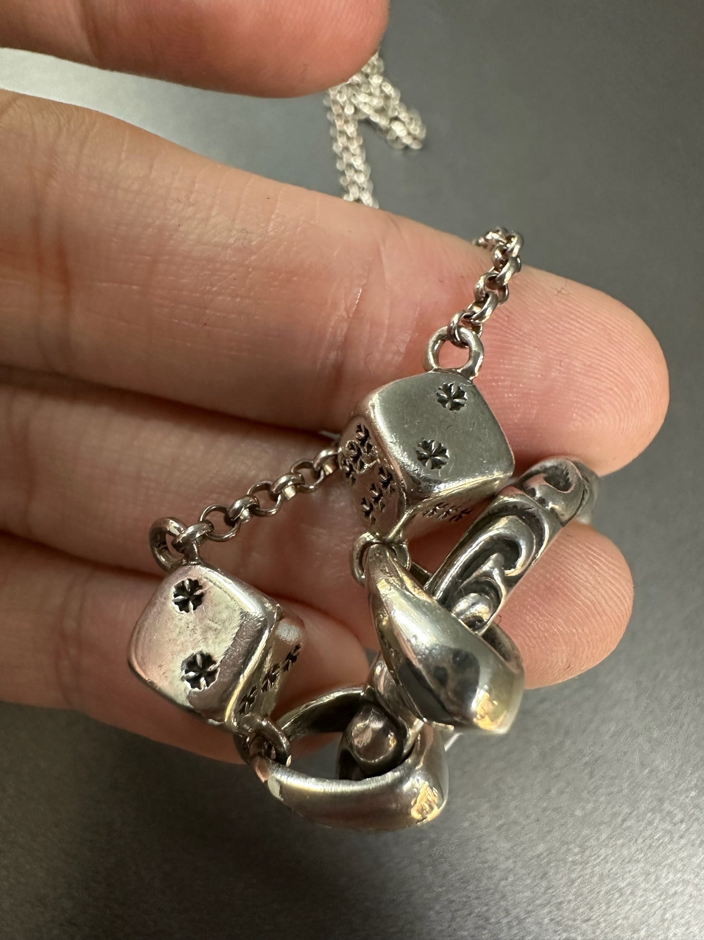 Chrome Hearts Dice Eyewear Necklace