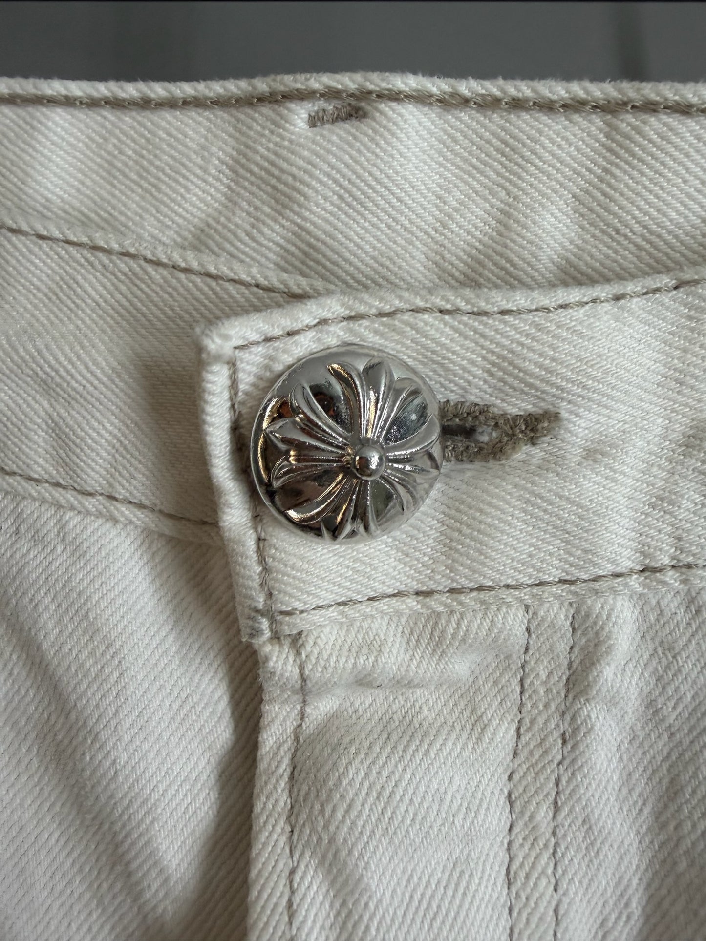 Chrome Hearts Levi’s 501 Leopard Cross Patch Jeans