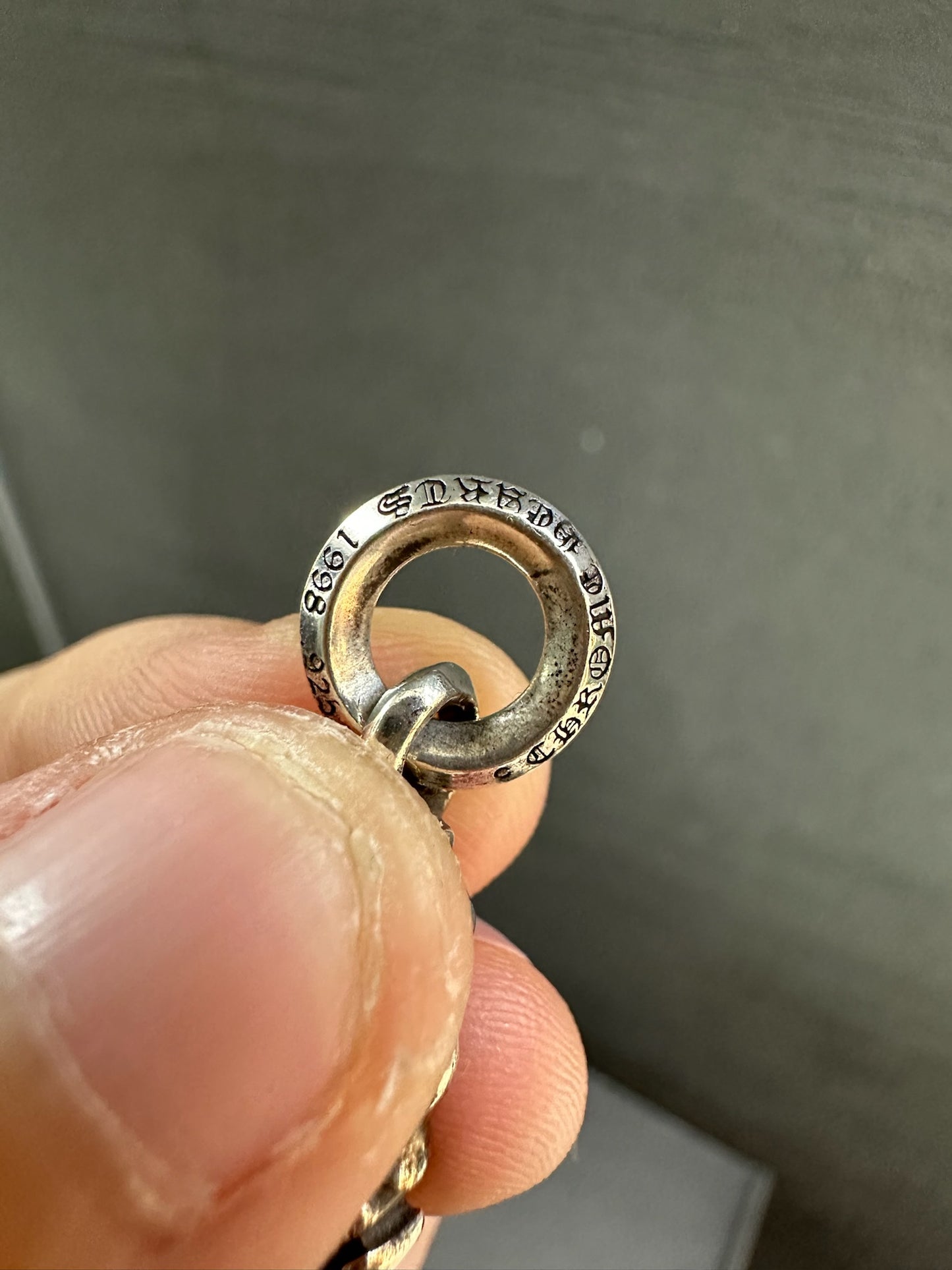 Chrome Hearts Dagger Pendant with Diamonds