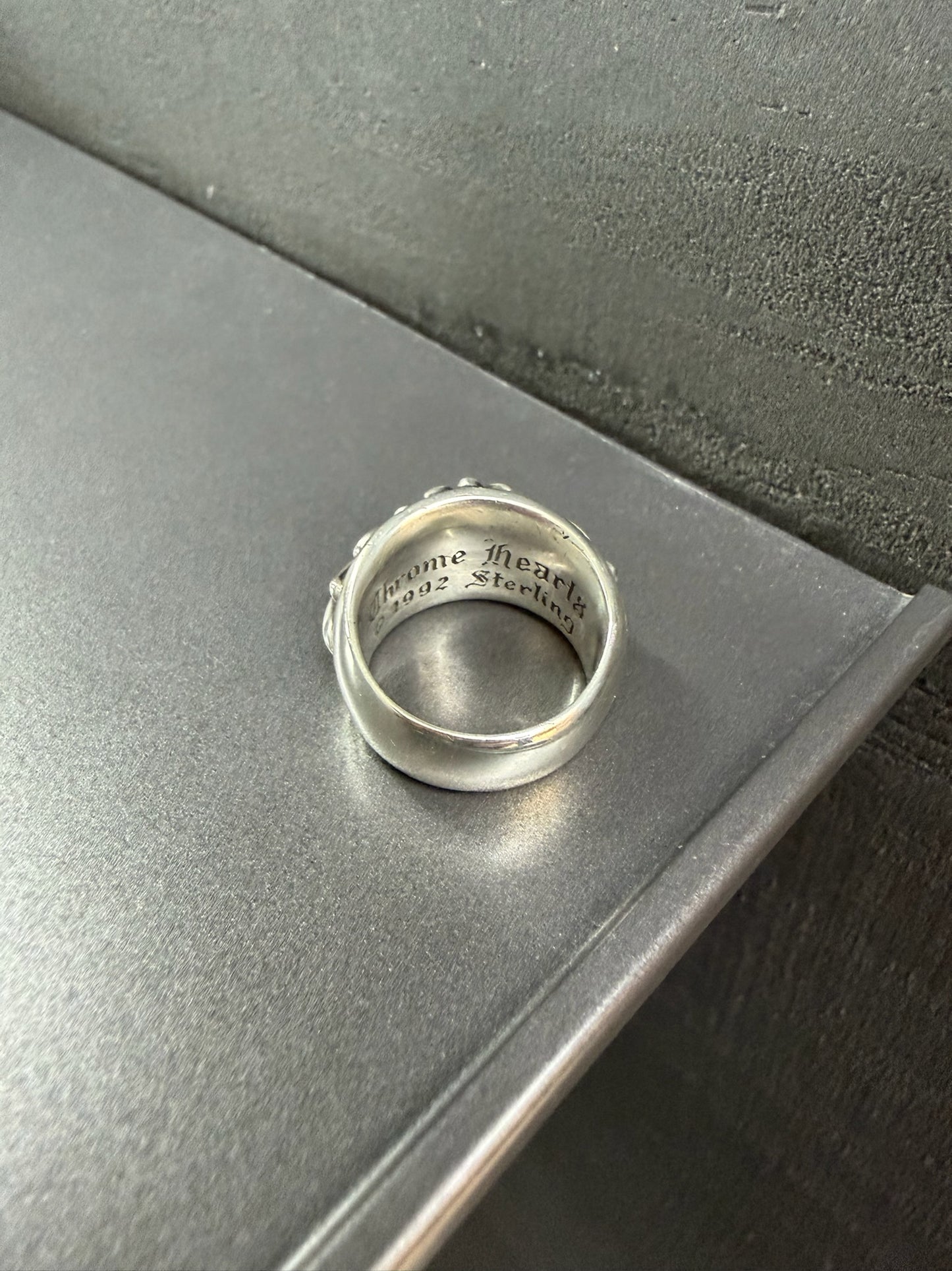Chrome Hearts Floral Cross Ring