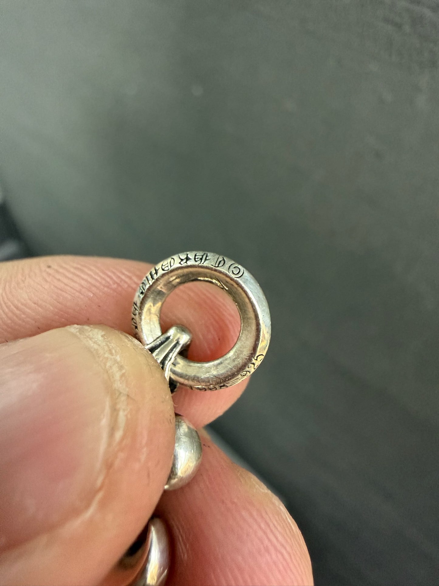 Chrome Hearts Pink Sapphire Fleur Pendant