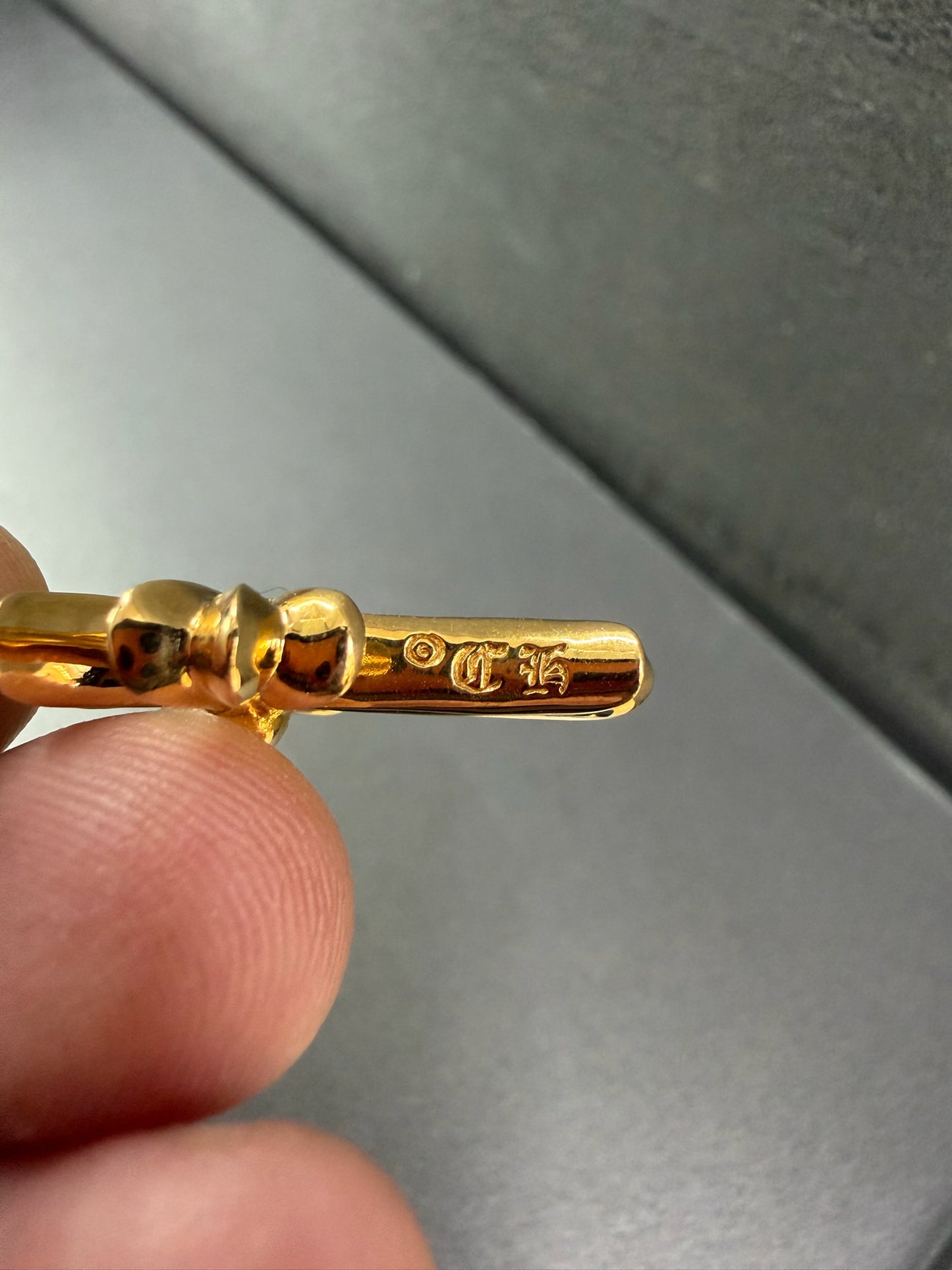 Chrome Hearts 22K Emerald Tiny Pendant