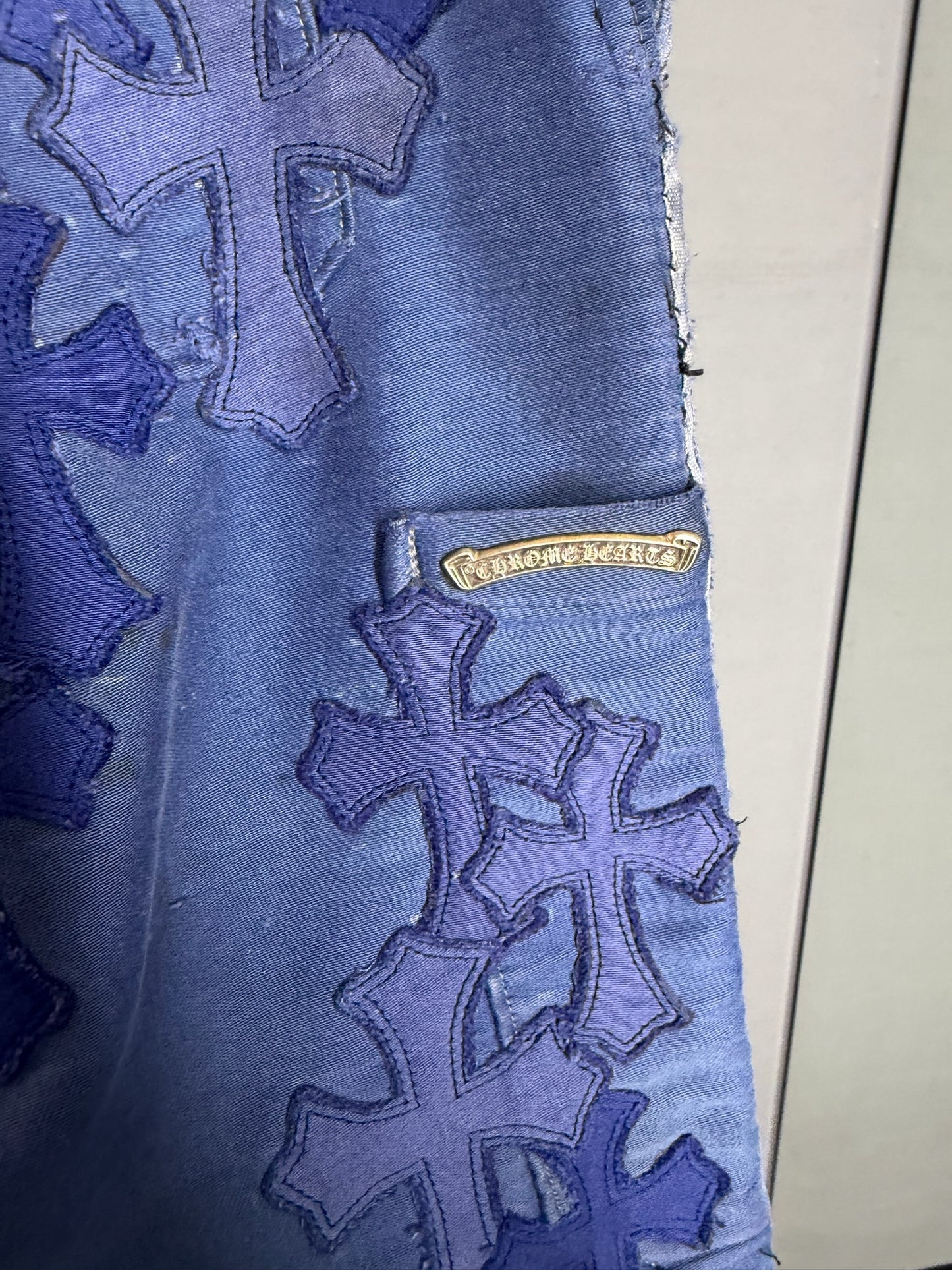 Chrome Hearts Cross Patch French Work Pants