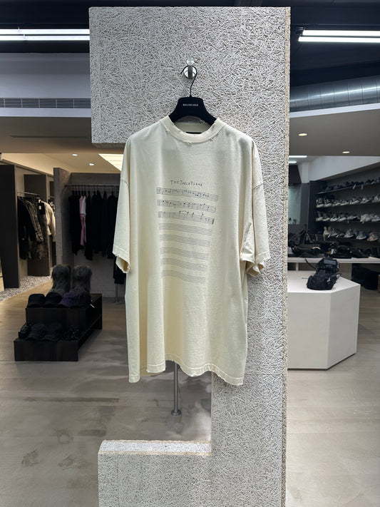 Balenciaga Music Staff T-Shirt