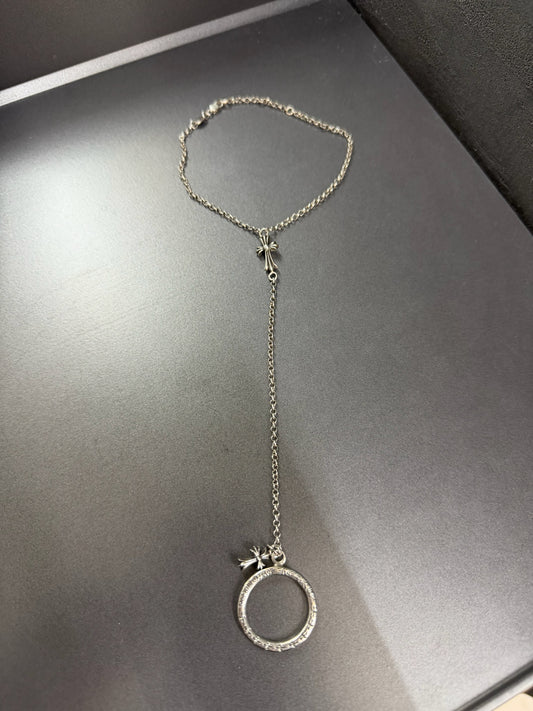 Chrome Hearts BBF Babyfat Bracelet Chain With NTFL Ring