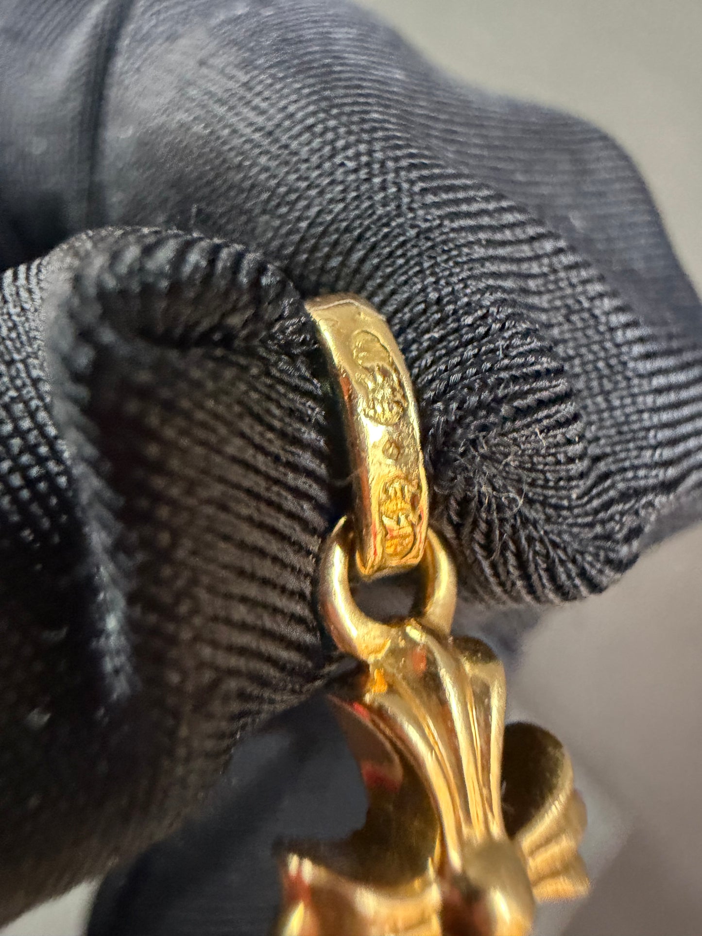 Chrome Hearts 22K Babyfat BBF Pendant with Diamonds