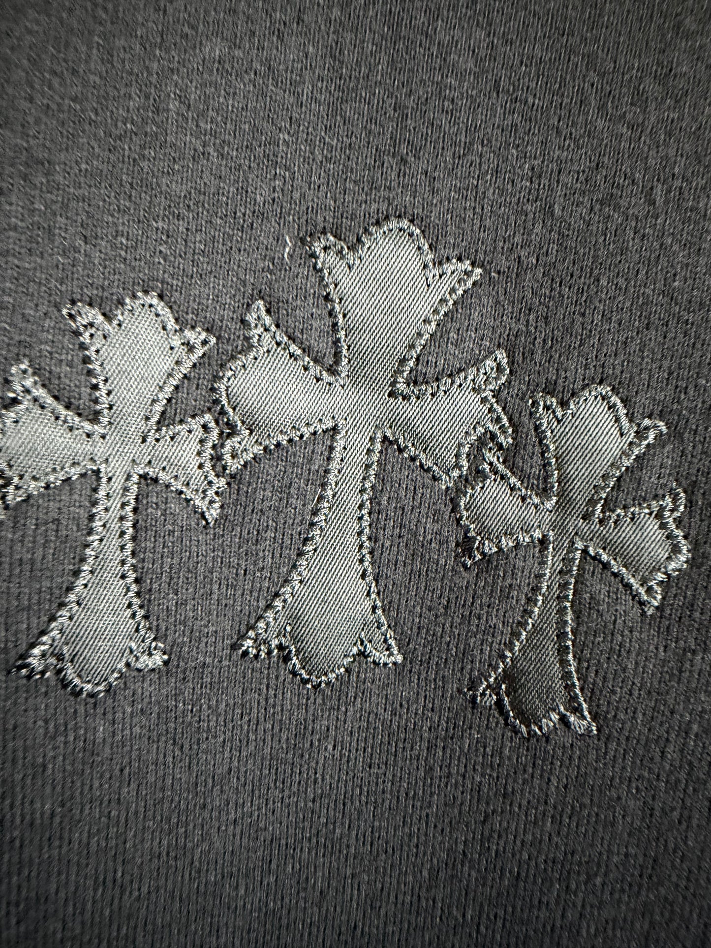 Chrome Hearts Triple Cross Embroidered CH Sweatshirt