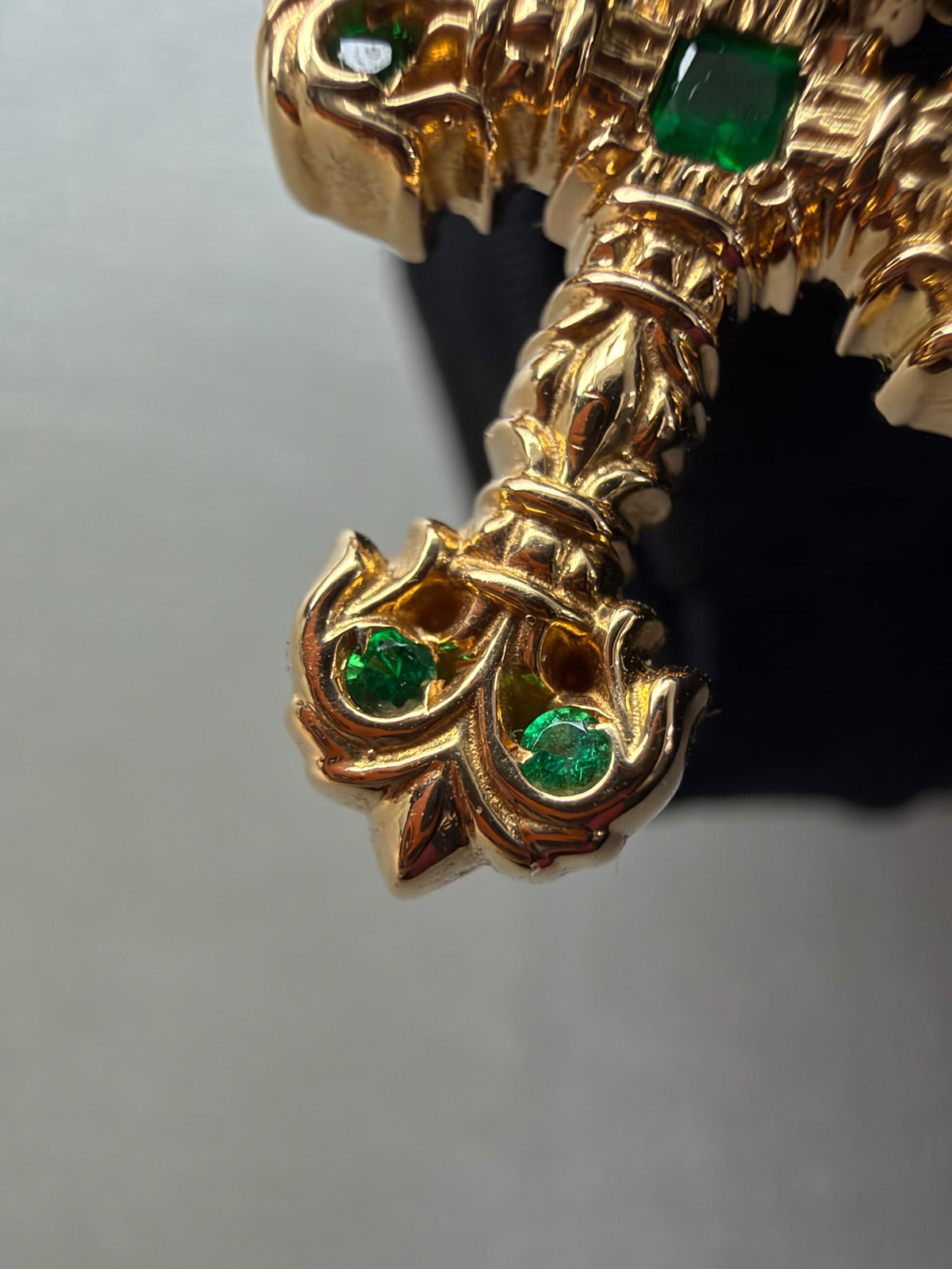 Chrome Hearts 22K Emerald  Filigree Pendant