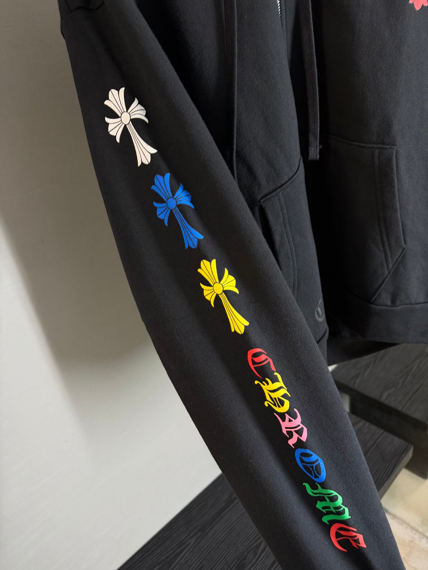 Chrome Hearts Multicolor Cemetery Scroll Zip-up
