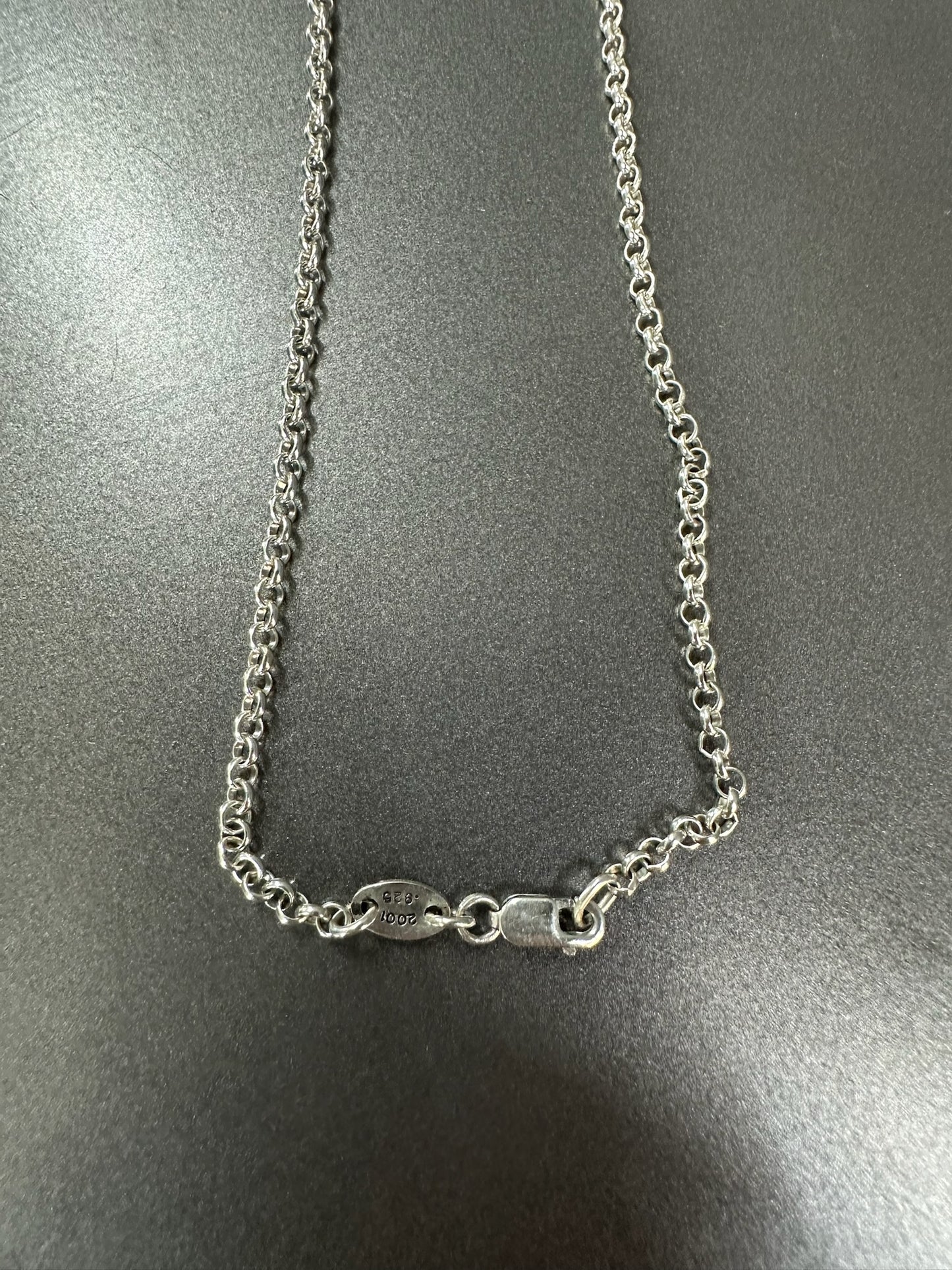 Chrome Hearts Safety Pin Necklace with Diamond