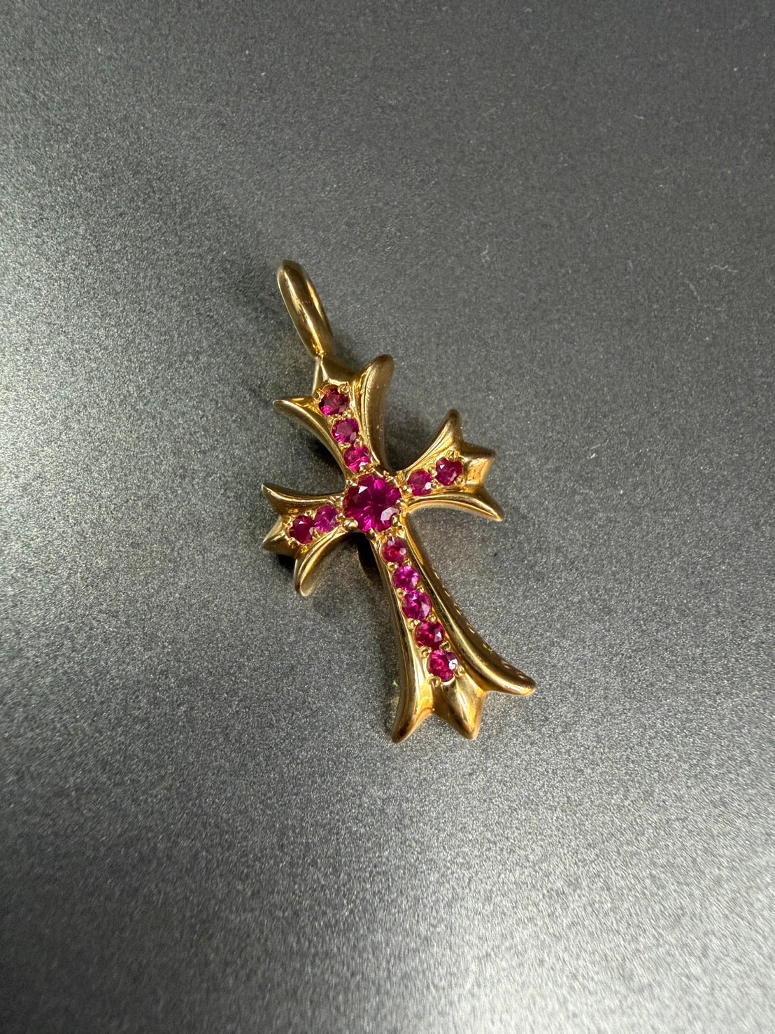 Chrome Hearts 22K Ruby Tiny Pendant
