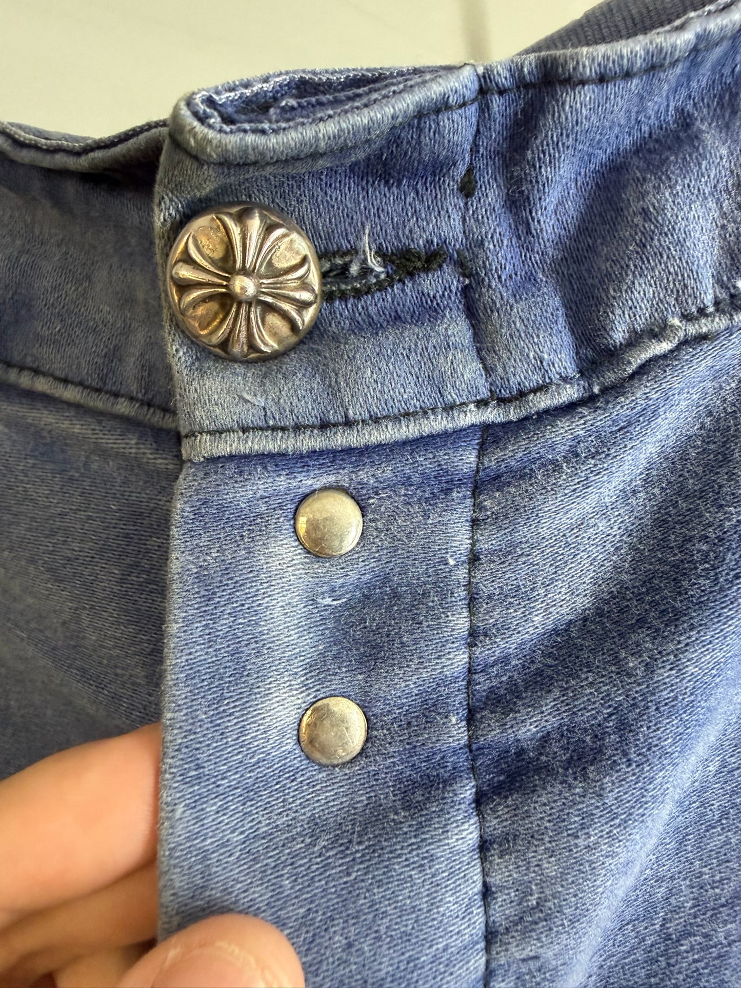 Chrome Hearts Cross Patch French Work Pants