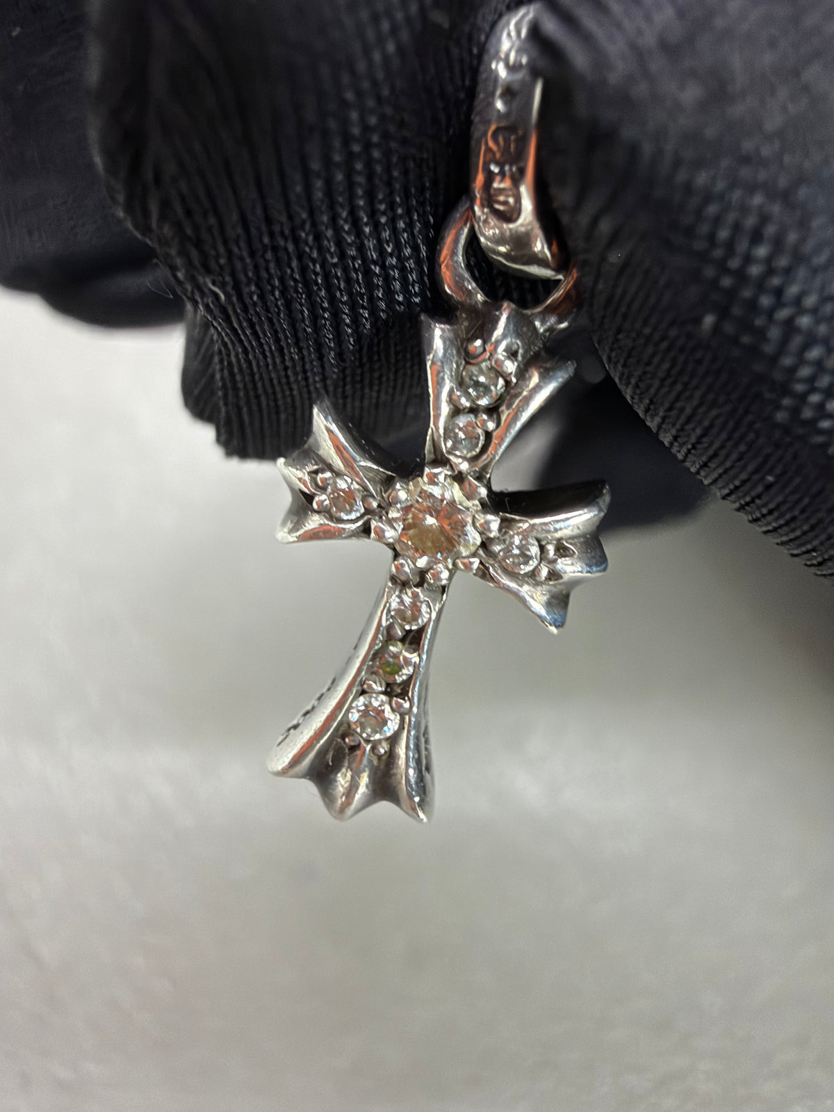 Chrome Hearts Double Side BBF BabyFat Diamonds Pendant