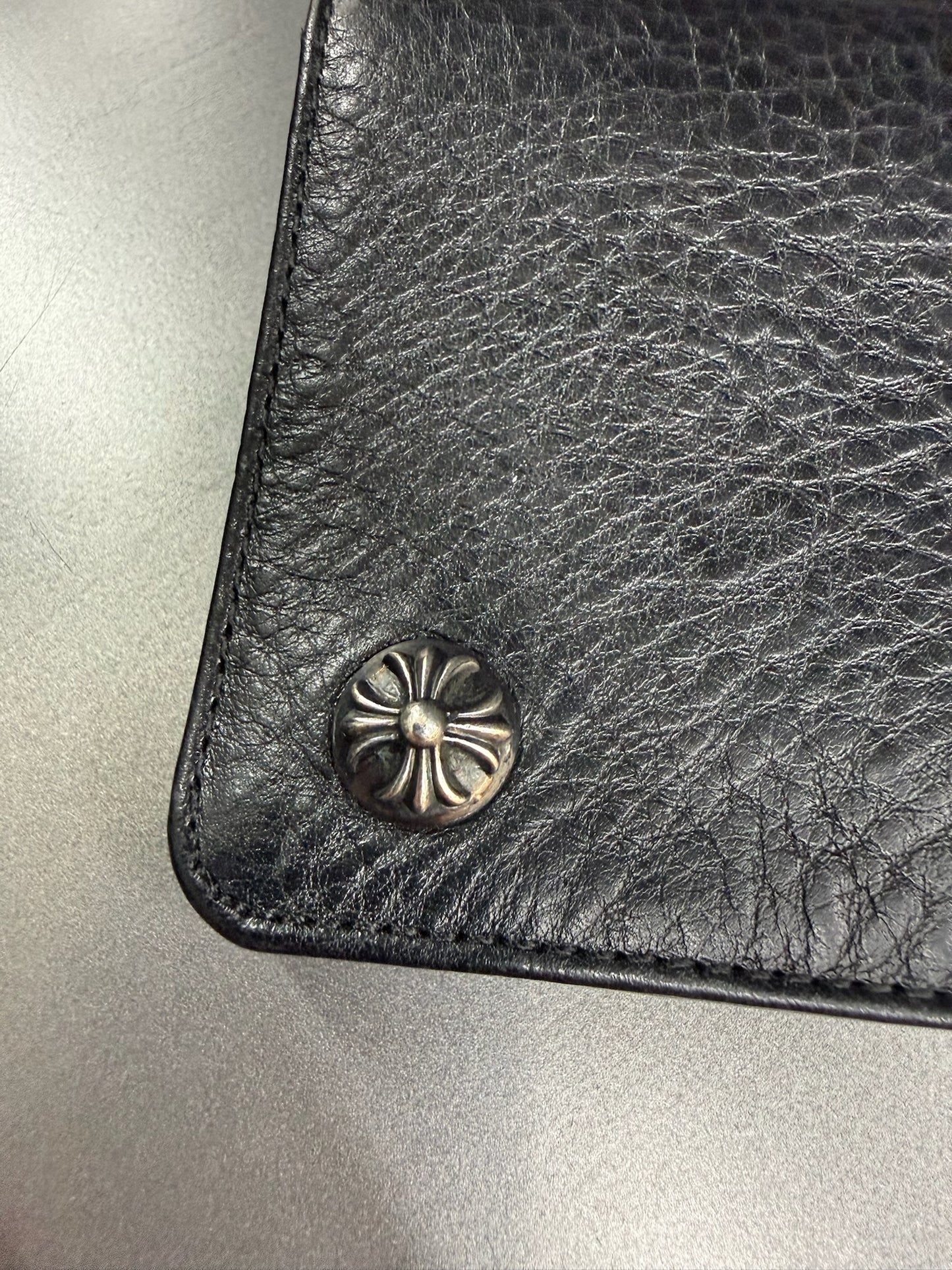 Chrome Hearts Zip Strap Cross Ball Wallet