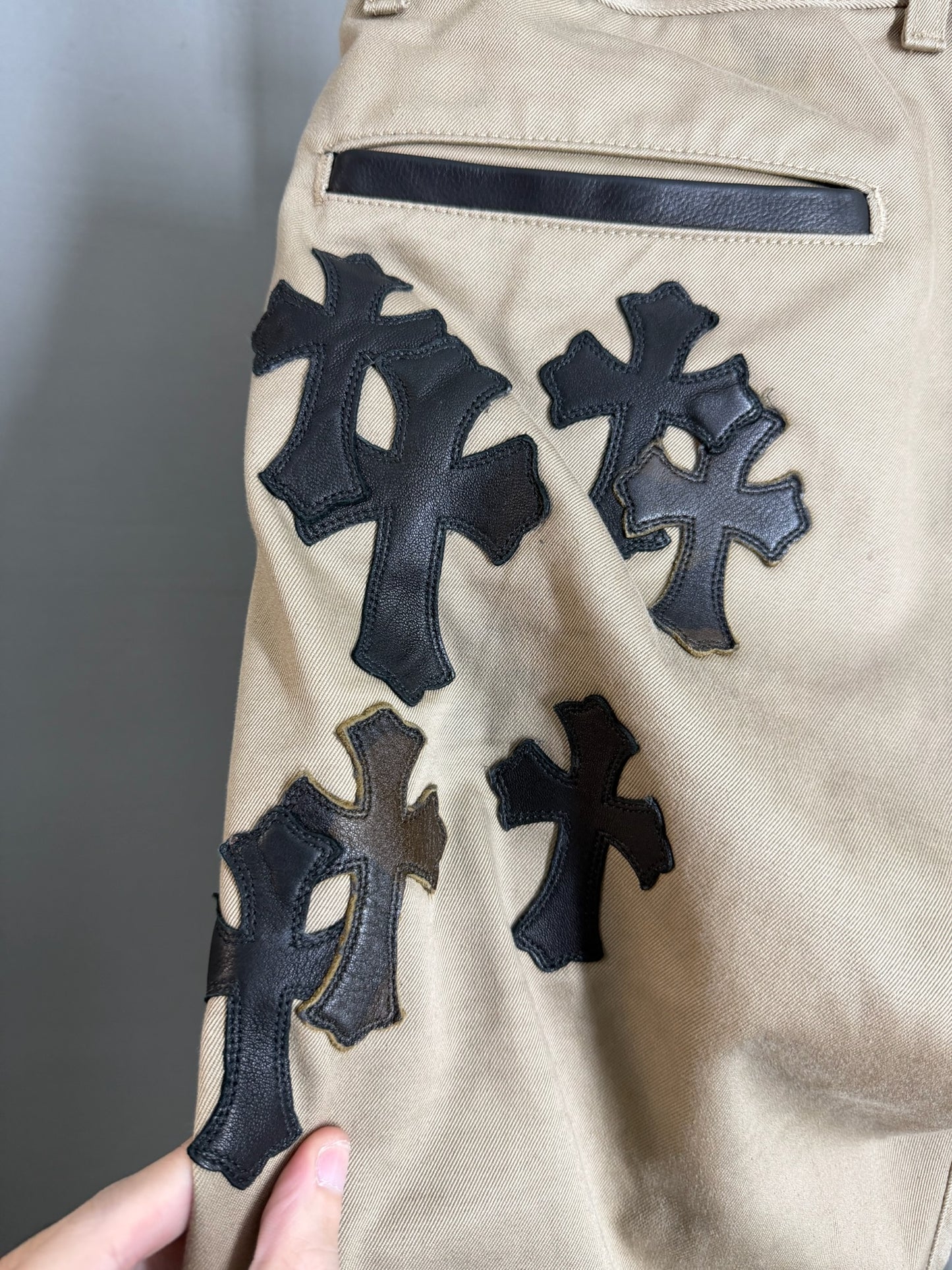 Chrome Hearts Cross Patch Chino Pants