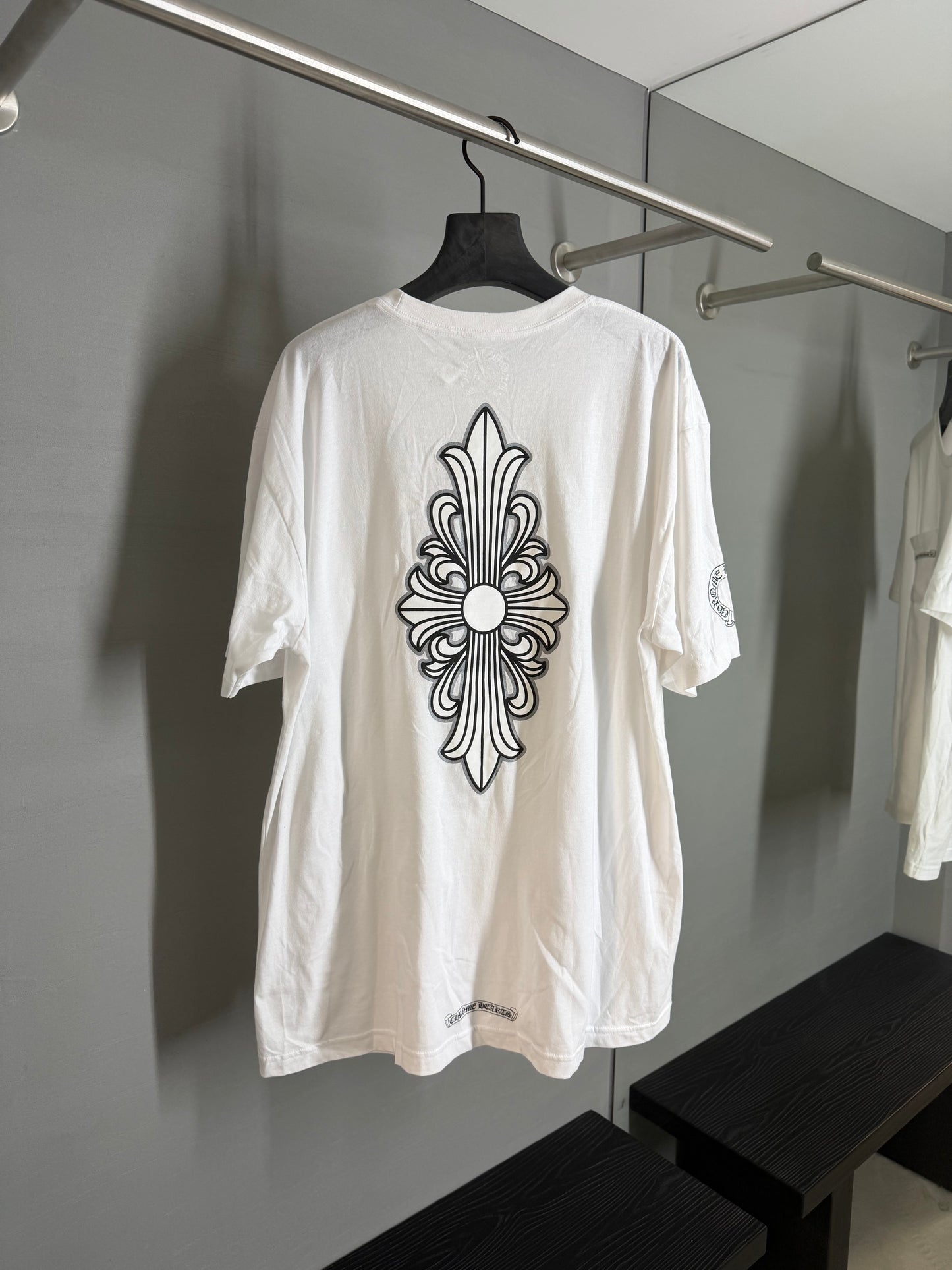 Chrome Hearts Back Floral T-Shirt