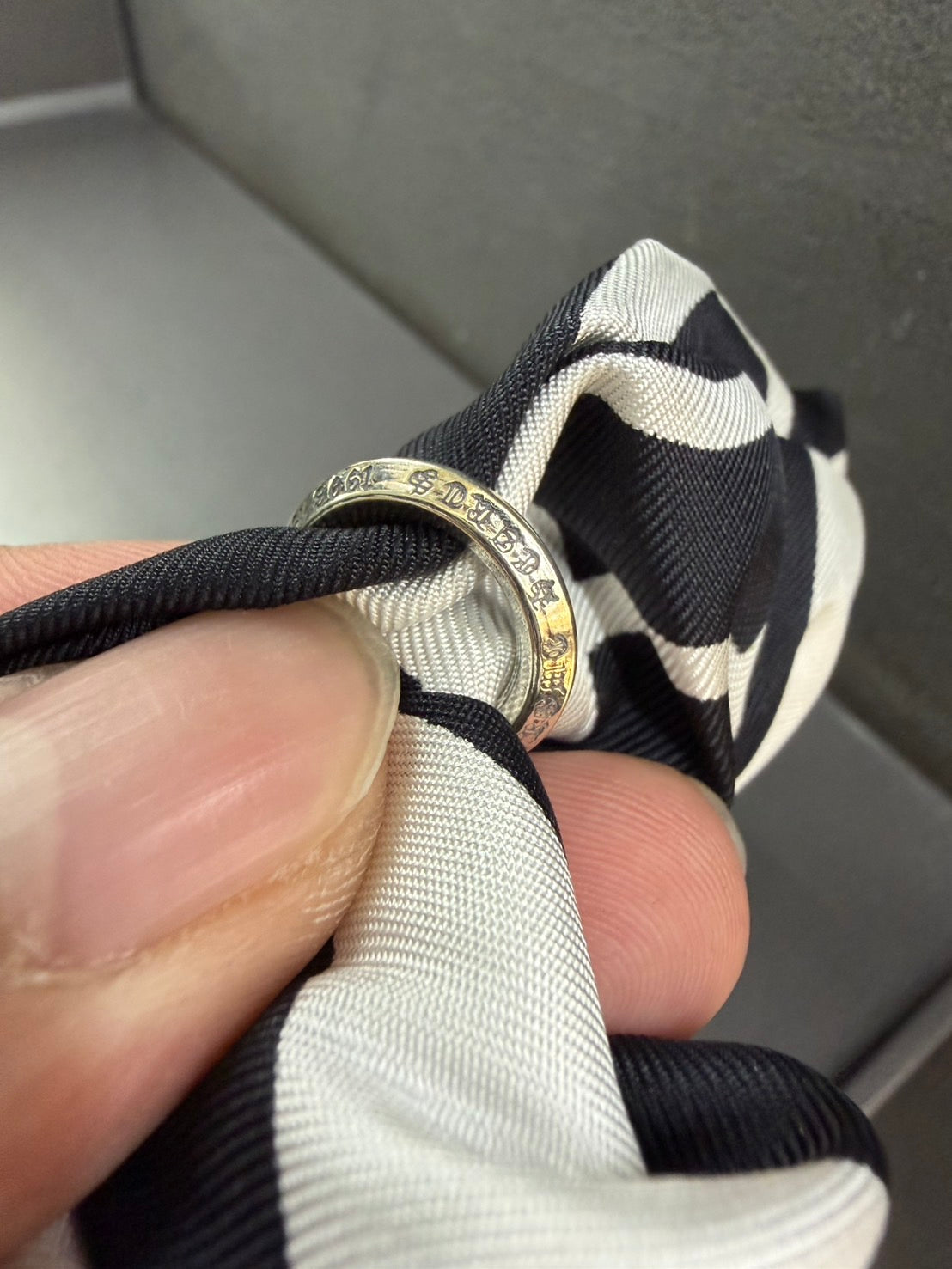 Chrome Hearts Silk Hair Tie