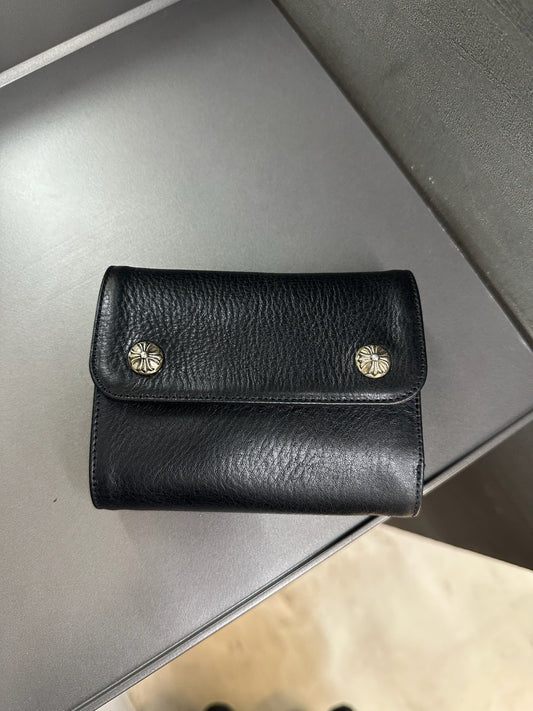 Chrome Hearts buckle scroll wallet