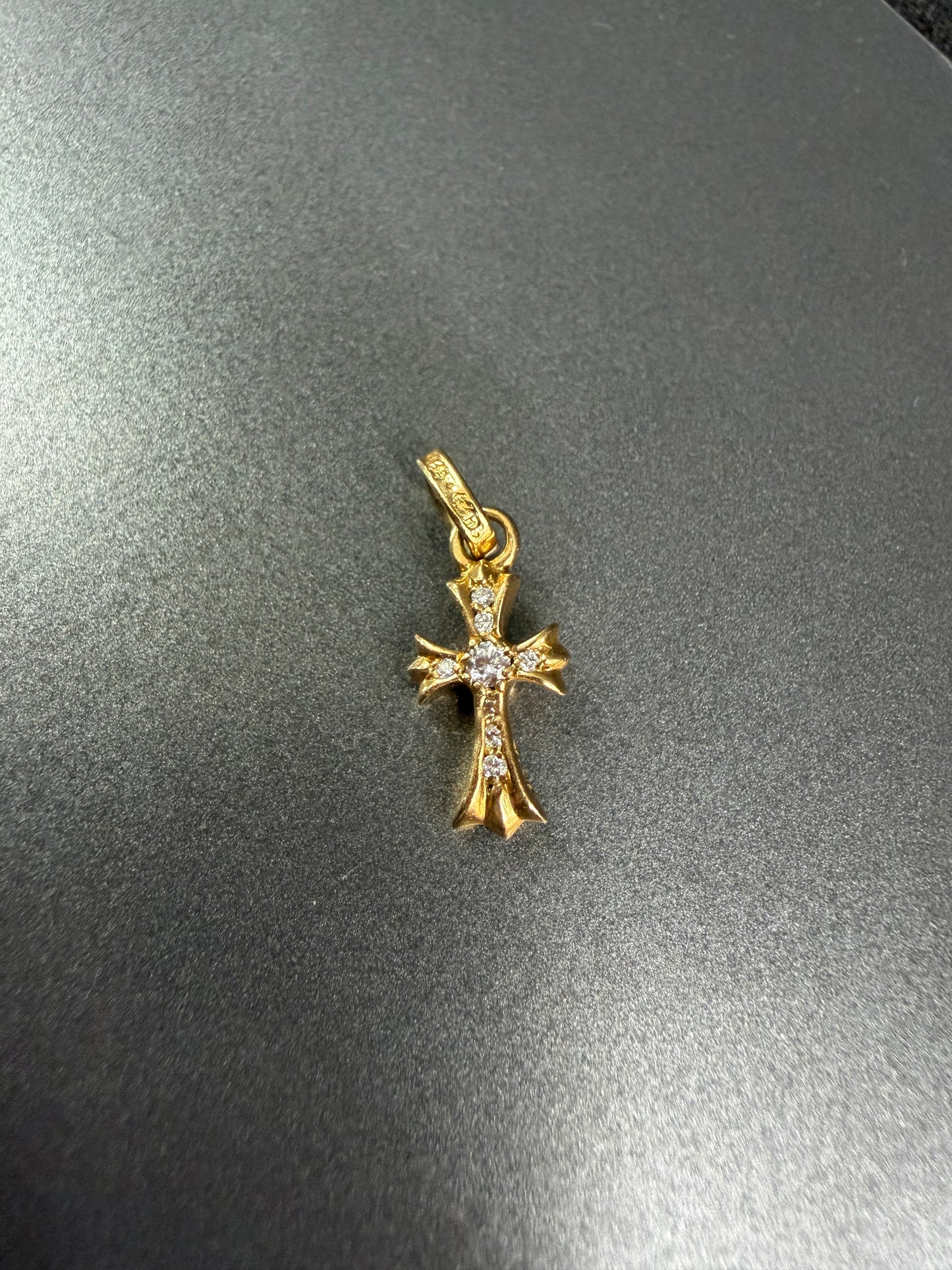 Chrome Hearts 22K Babyfat BBF Pendant with Diamonds