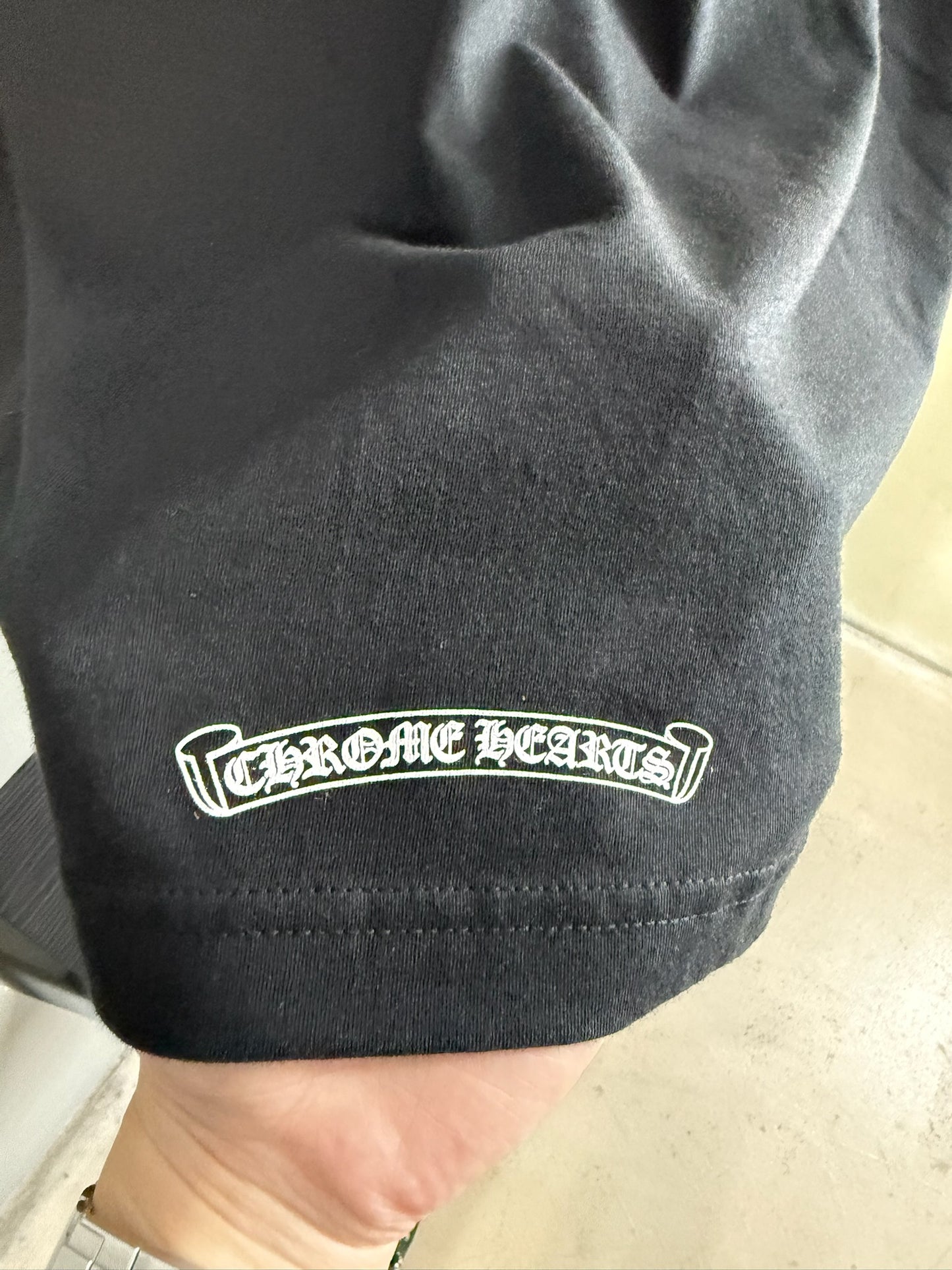 Chrome Hearts Scroll Logo Pocket T-shirt