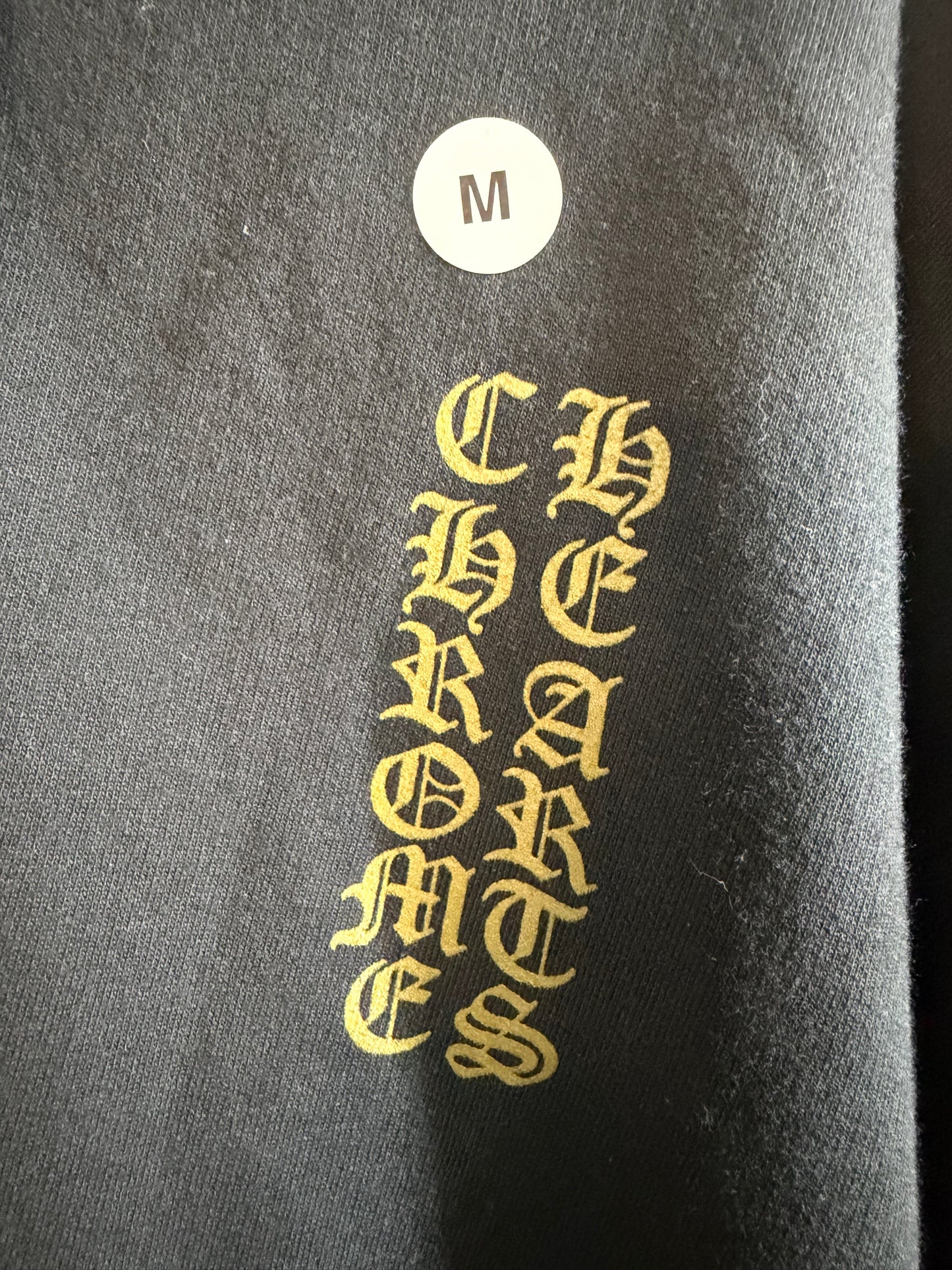 Chrome Hearts Gothic Script Vertical Logo Zip-up
