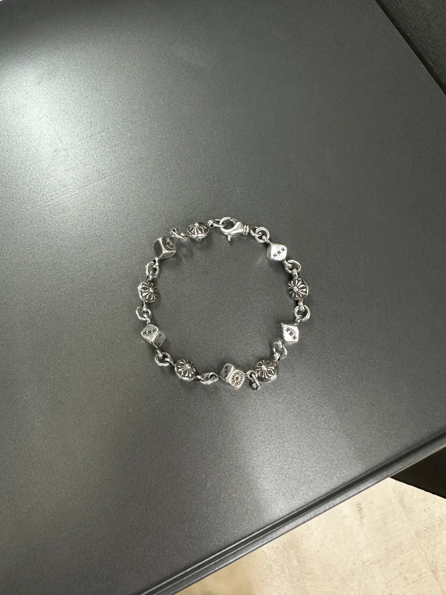 Chrome Hearts Dice Bracelet 10 Link