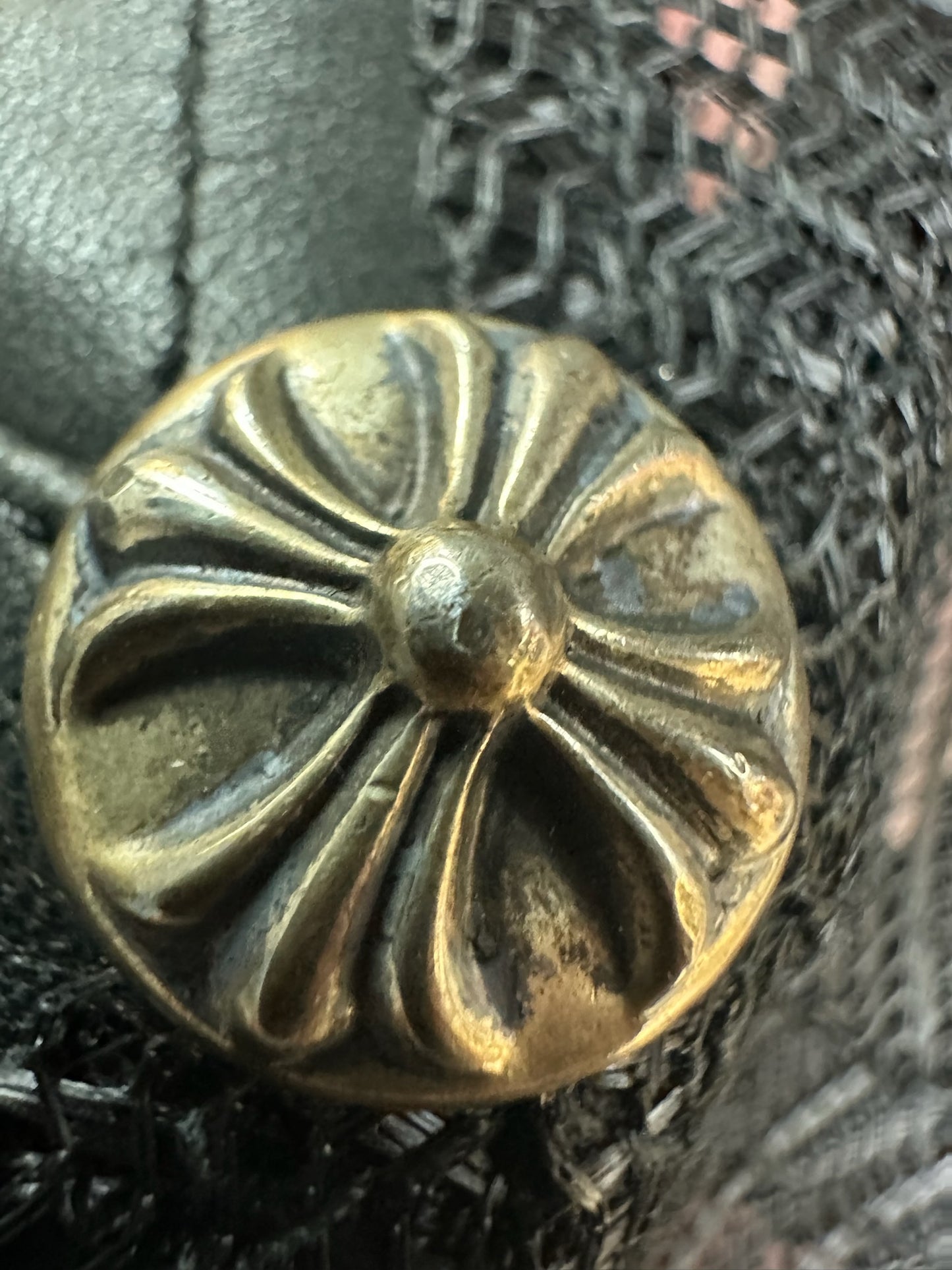 Chrome Hearts Leather Le Fleur Hat
