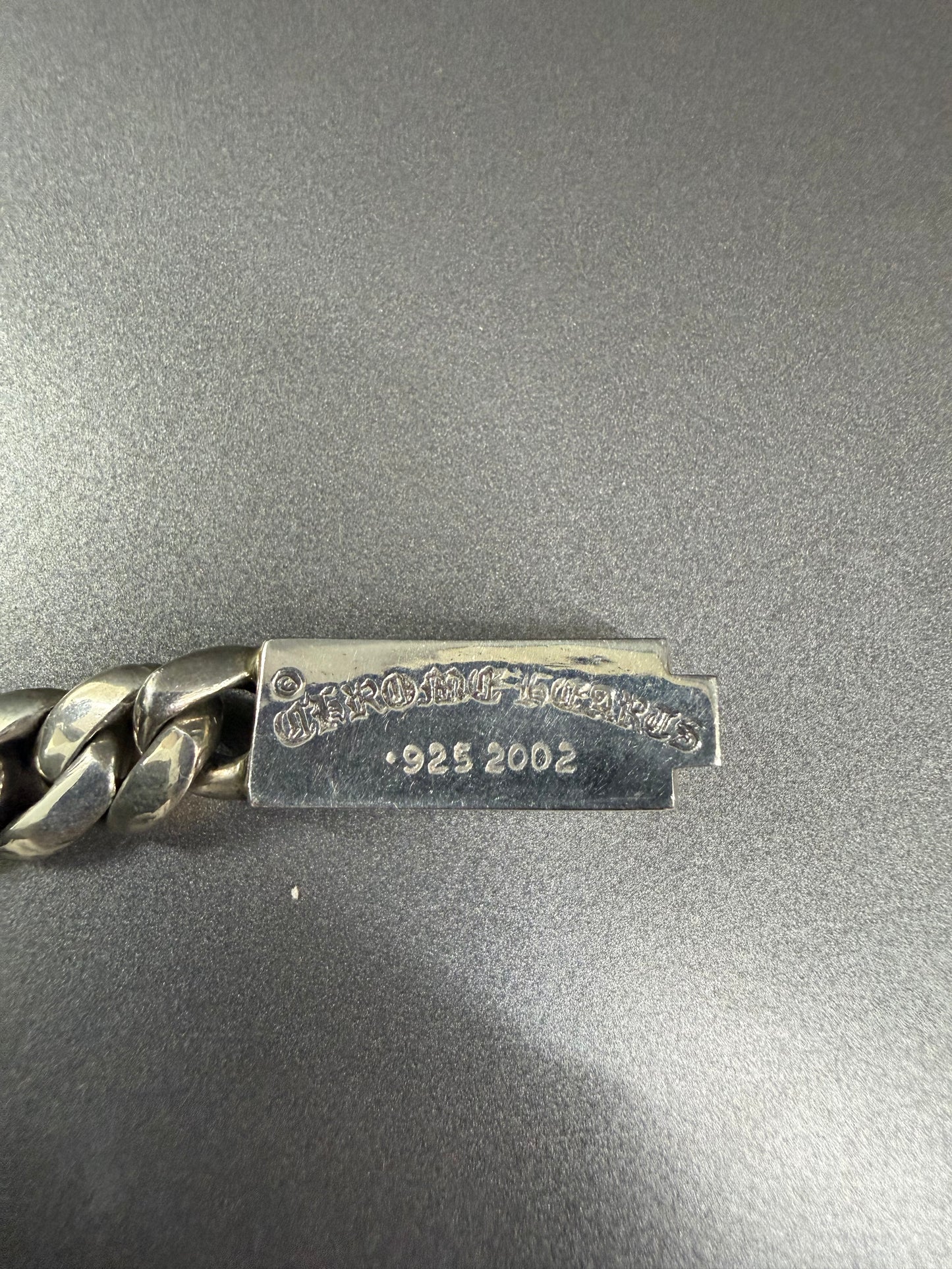 Chrome Hearts Cuban Link Dagger ID Bracelet