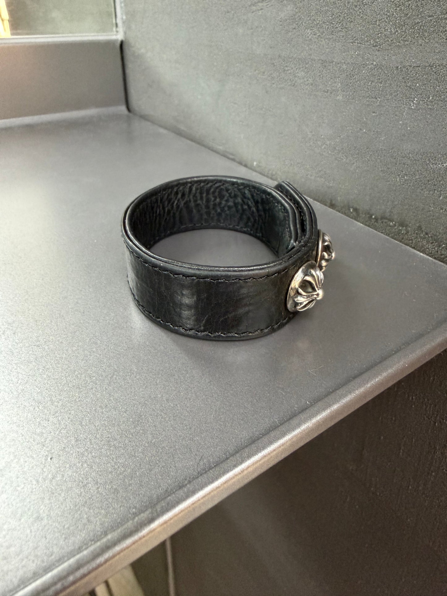 Chrome Hearts Leather Bracelet