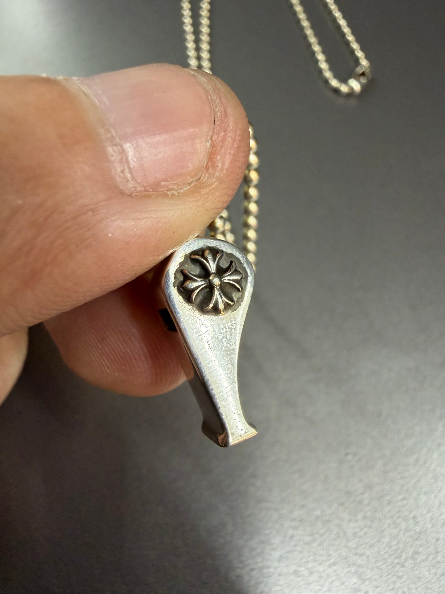 Chrome Hearts Whistle Charm Necklace
