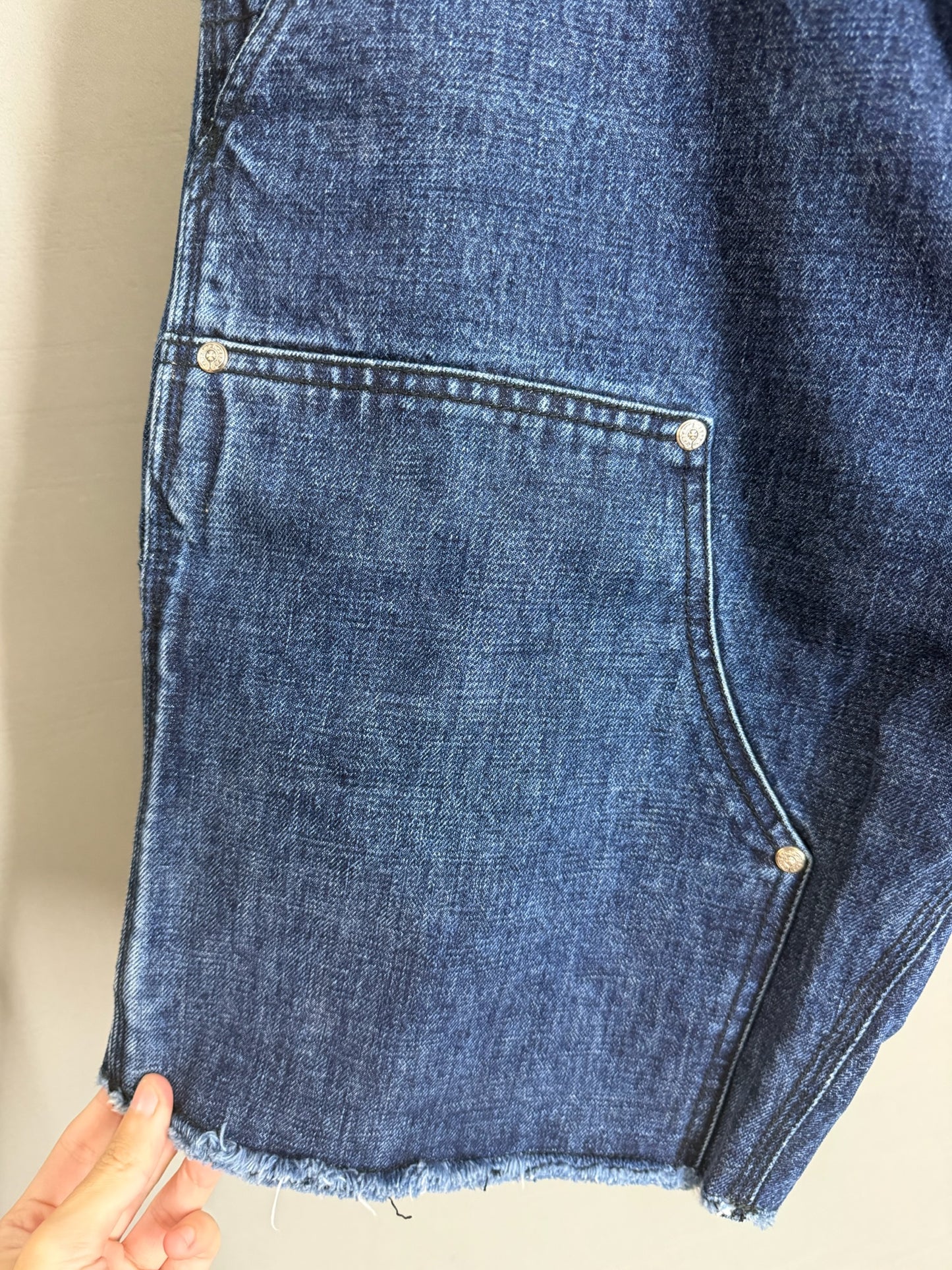 Chrome Hearts Double Knee  Carpenter Denim Shorts