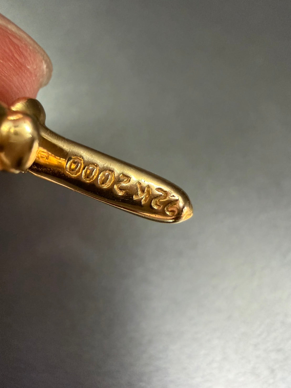 Chrome Hearts 22K Ruby Tiny Pendant