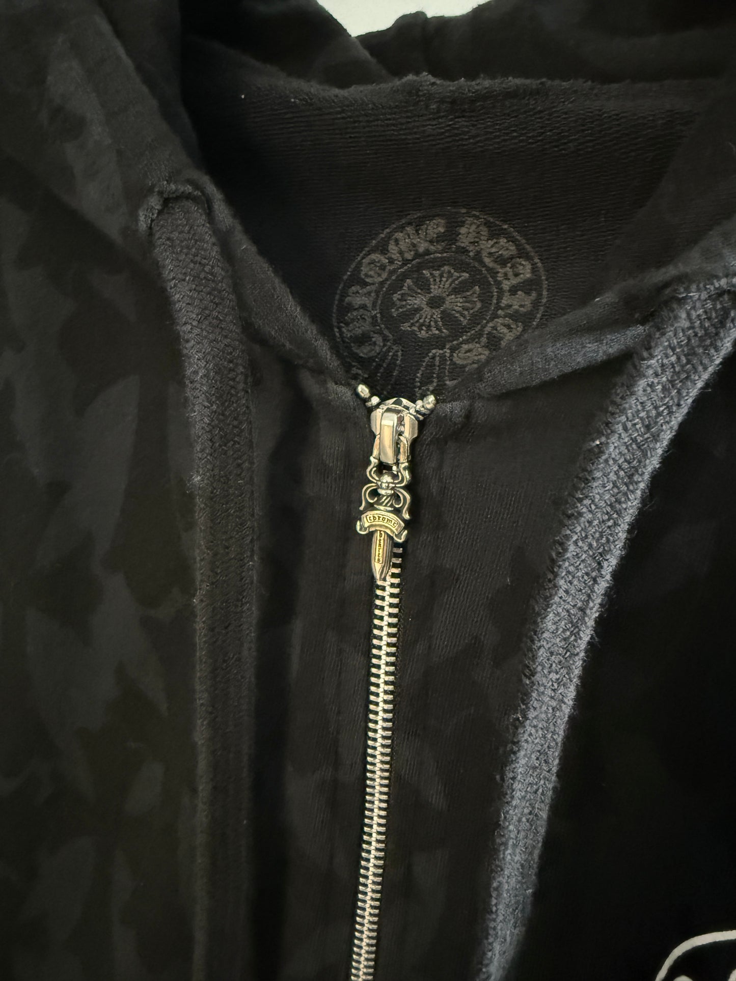Chrome Hearts All Over Prints Zip-Up Hoodie