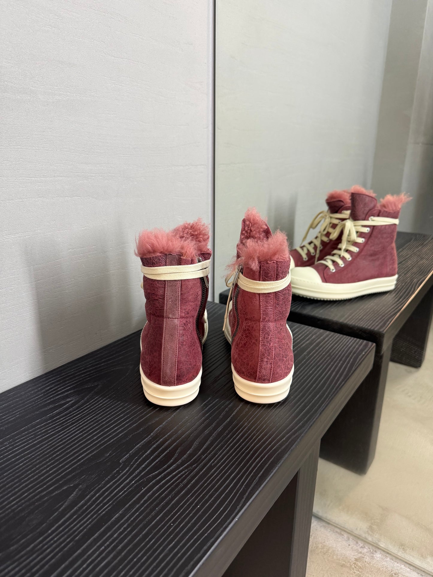 Rick Owens minimal Ramones High-top sneakers