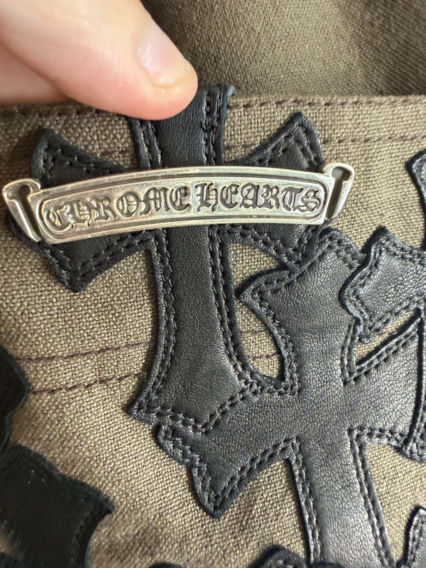 Chrome Hearts Cemetery Cross Patch Carpenter Shorts