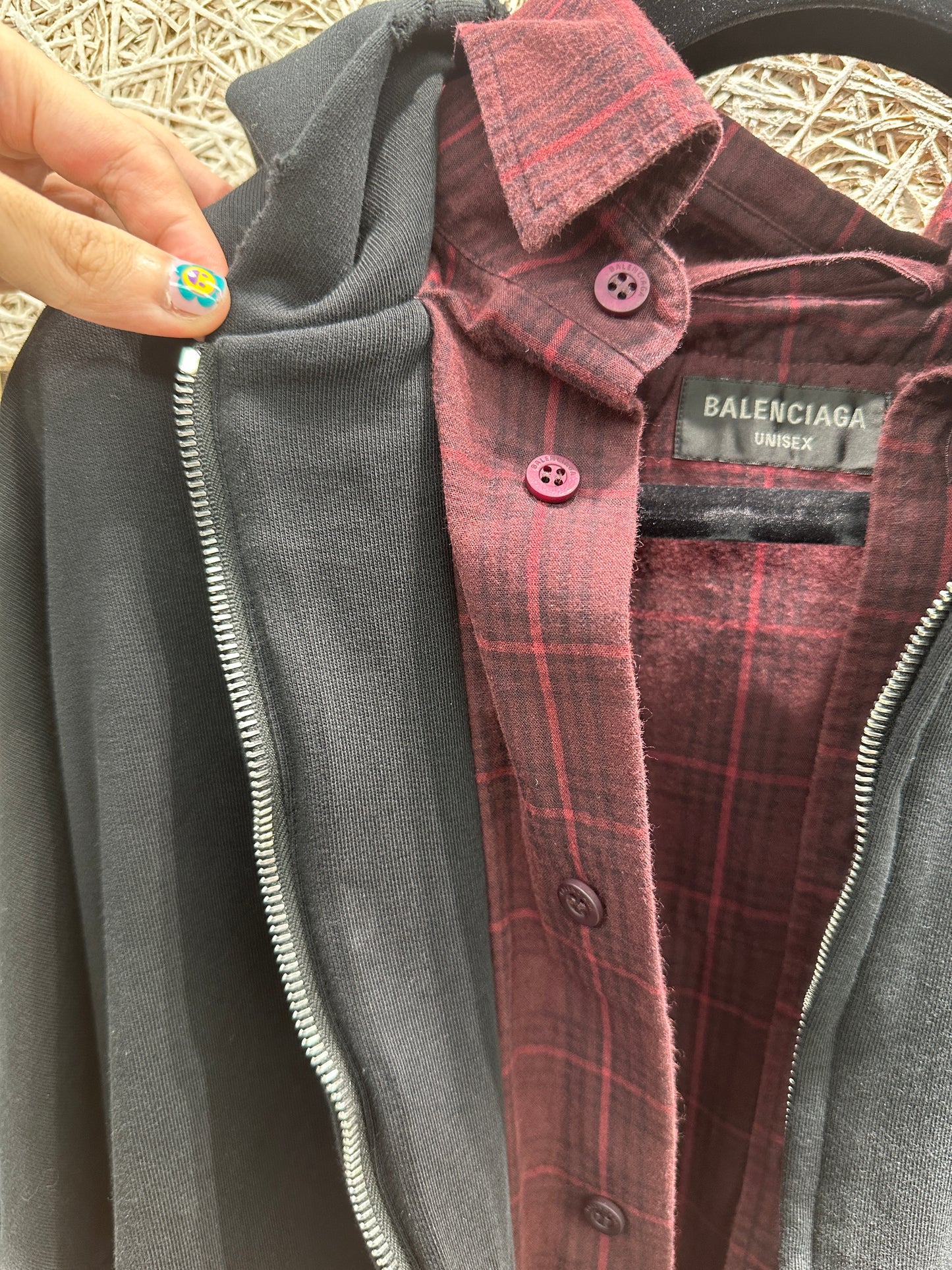Balenciaga Layered Surfer Hoodie