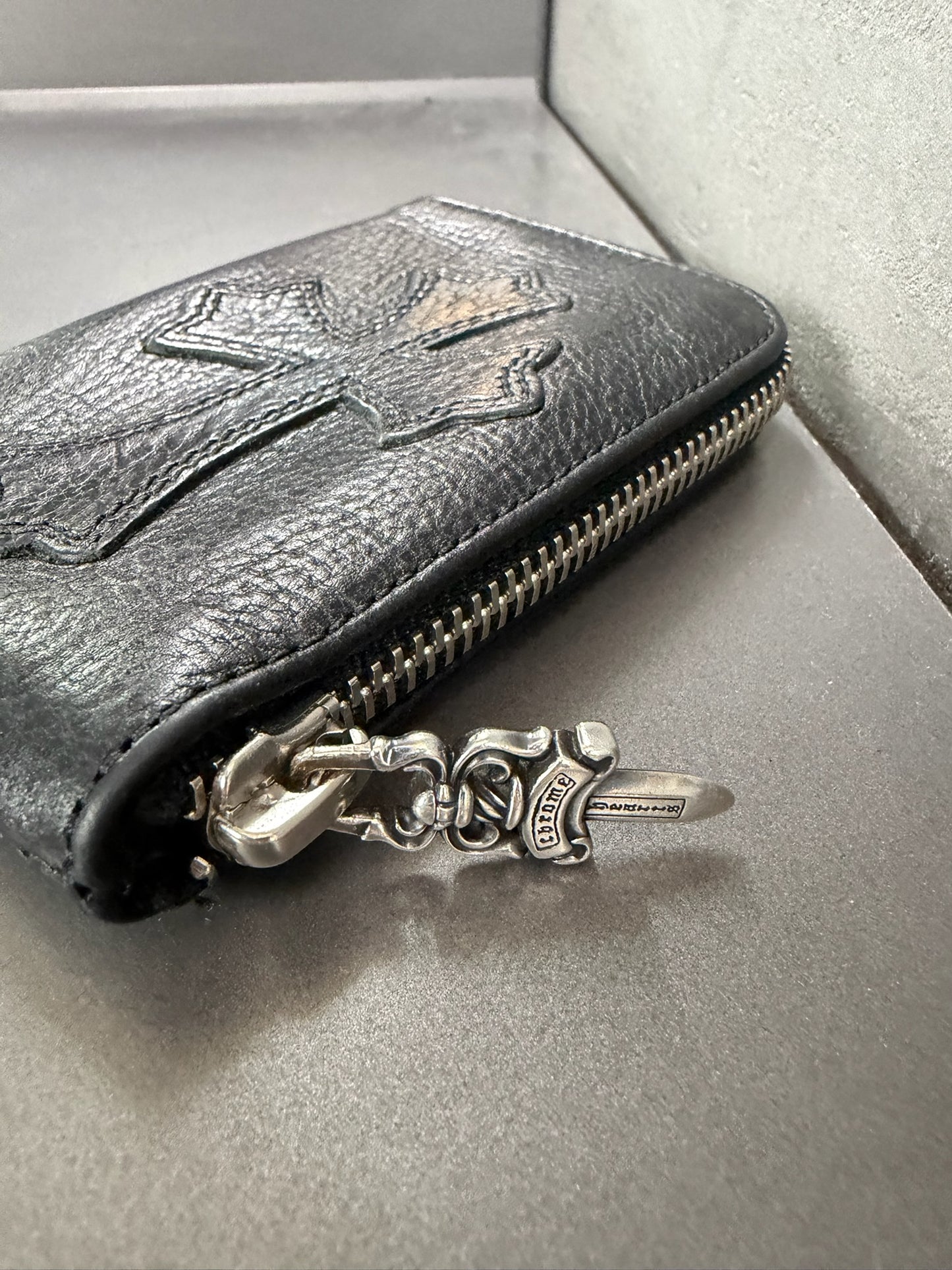 Chrome Hearts Tiny Coin Cross Patch Wallet