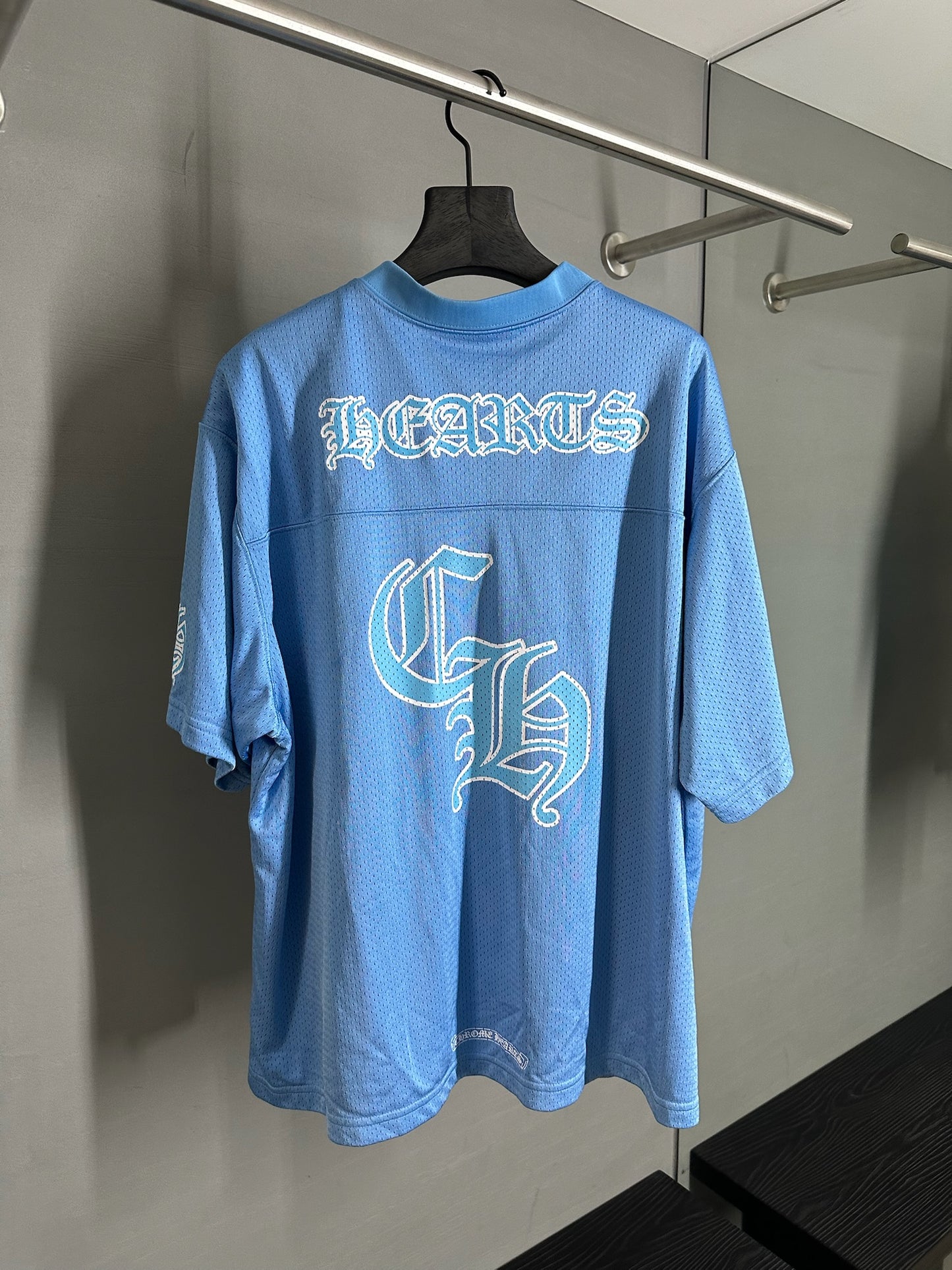 Chrome Hearts Blue Mesh Jersey
